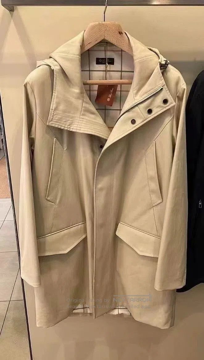 Loro Piana Loro Piana Men's Beige Raincoat Coat. Size US M / EU 48-50 / 2 - 1 Thumbnail