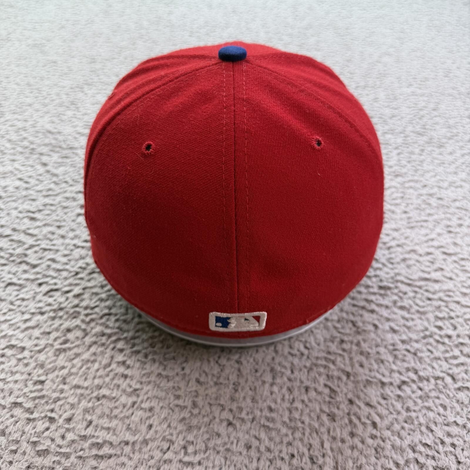 New Era Vintage Texas Rangers New Era 59FIFTY Fitted Hat 7 1/4 Red Size ONE SIZE - 2 Thumbnail