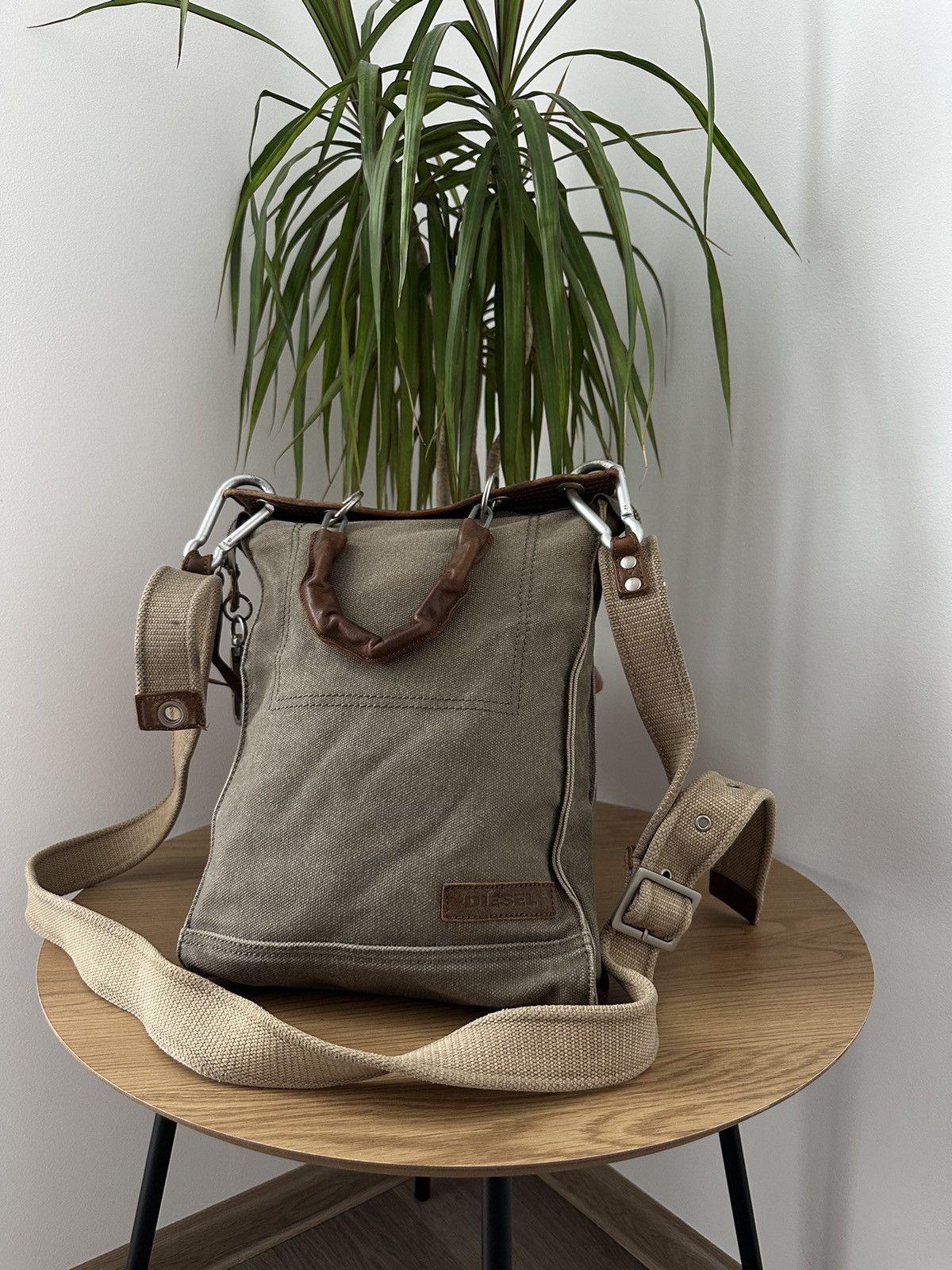 Diesel Vintage Diesel Avant-Garde Beige Tactical Shoulders Bag Size ONE SIZE - 4 Thumbnail