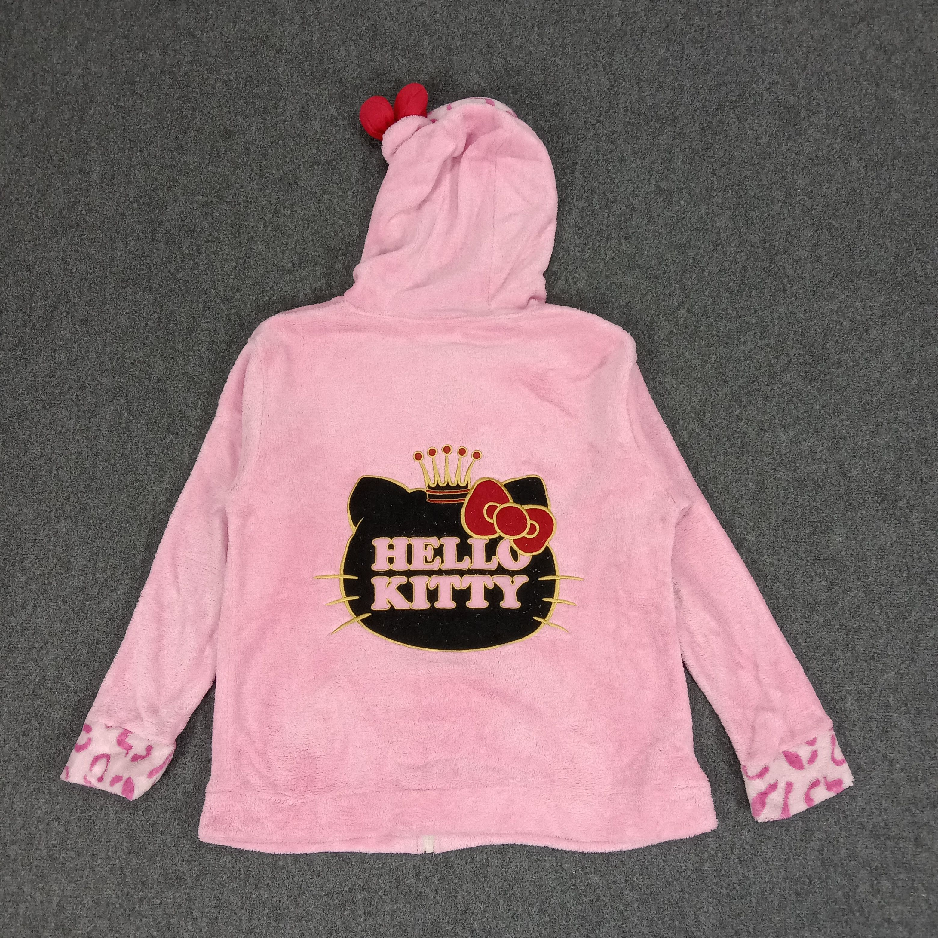 Cartoon Network × Vintage Hello Kitty American Cartoon Sherpa Hoodies Size S / US 4 / IT 40 - 1 Thumbnail