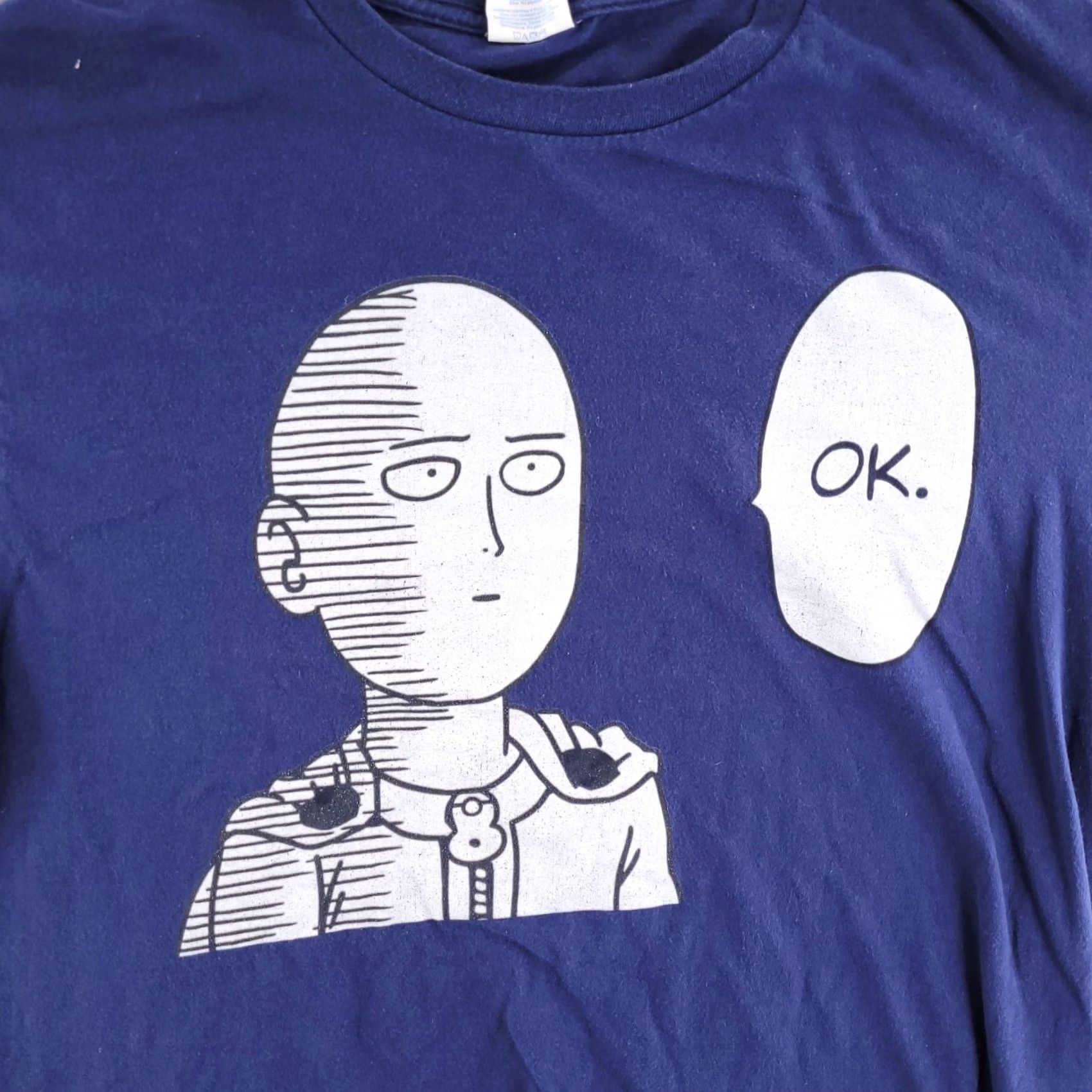 Port & Company Port & Company One Punch Man T Shirt Mens Medium Blue Short Sleeve Crewneck Anime 100% Authentic Mens Regular Size M Size US M / EU 48-50 / 2 - 2 Thumbnail
