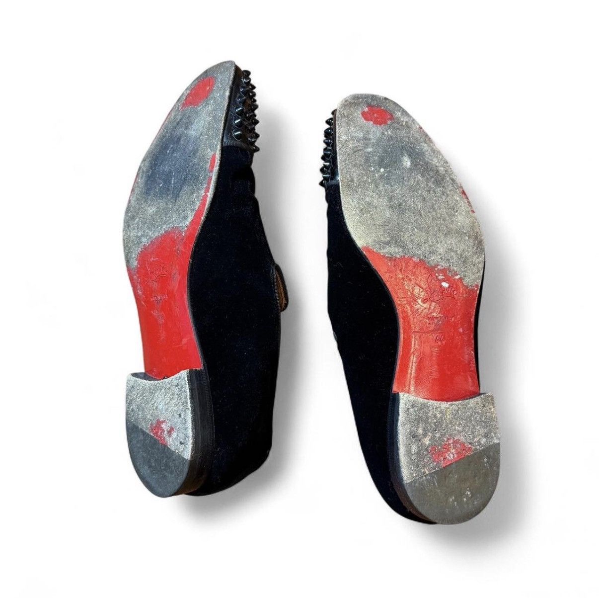 Christian Louboutin Christian Louboutin Men’s Spooky Flat Velvet Spiked Loafer Size US 10.5 / EU 43-44 - 10 Thumbnail