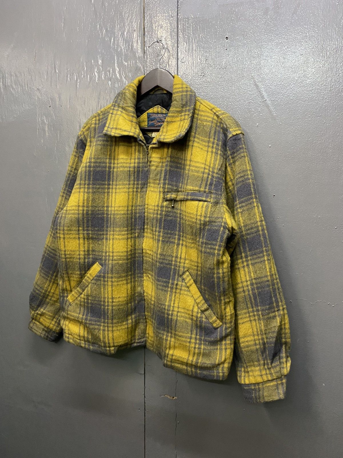 Vintage Vintage Jungle Storm Wool Plaid Tartan Jacket Size US M / EU 48-50 / 2 - 2 Thumbnail