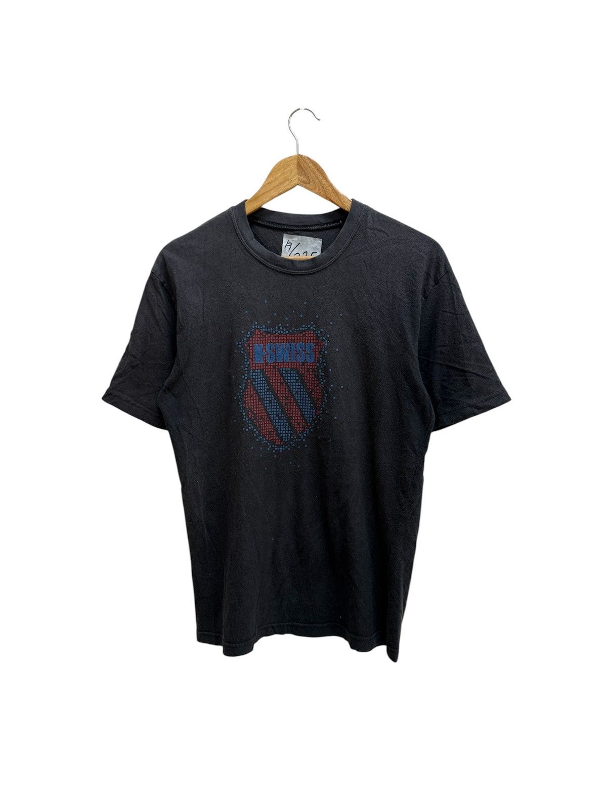 K-Swiss Sun Faded🔥Vintage K-Swiss Biglogo Tshirt Size US S / EU 44-46 / 1 - 1 Thumbnail