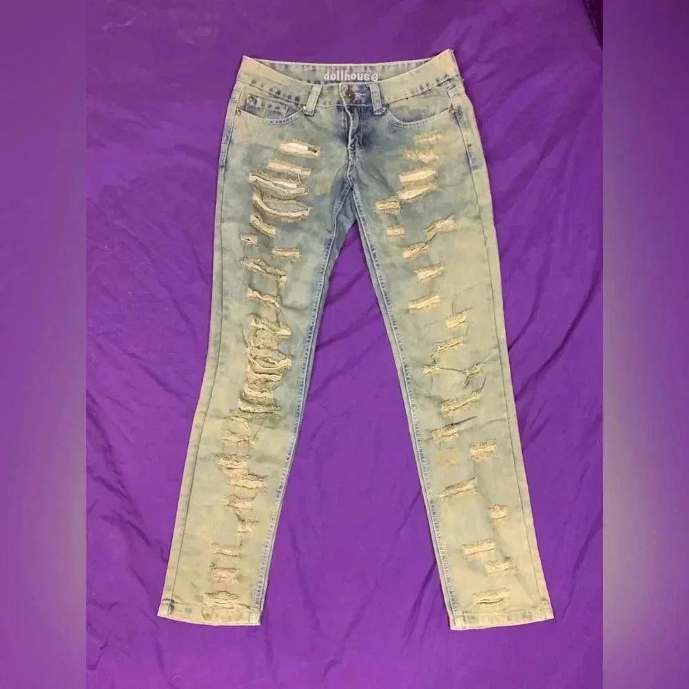 Designer Dollhouse distressed jeans Size 30" / US 8 / IT 44 - 1 Thumbnail