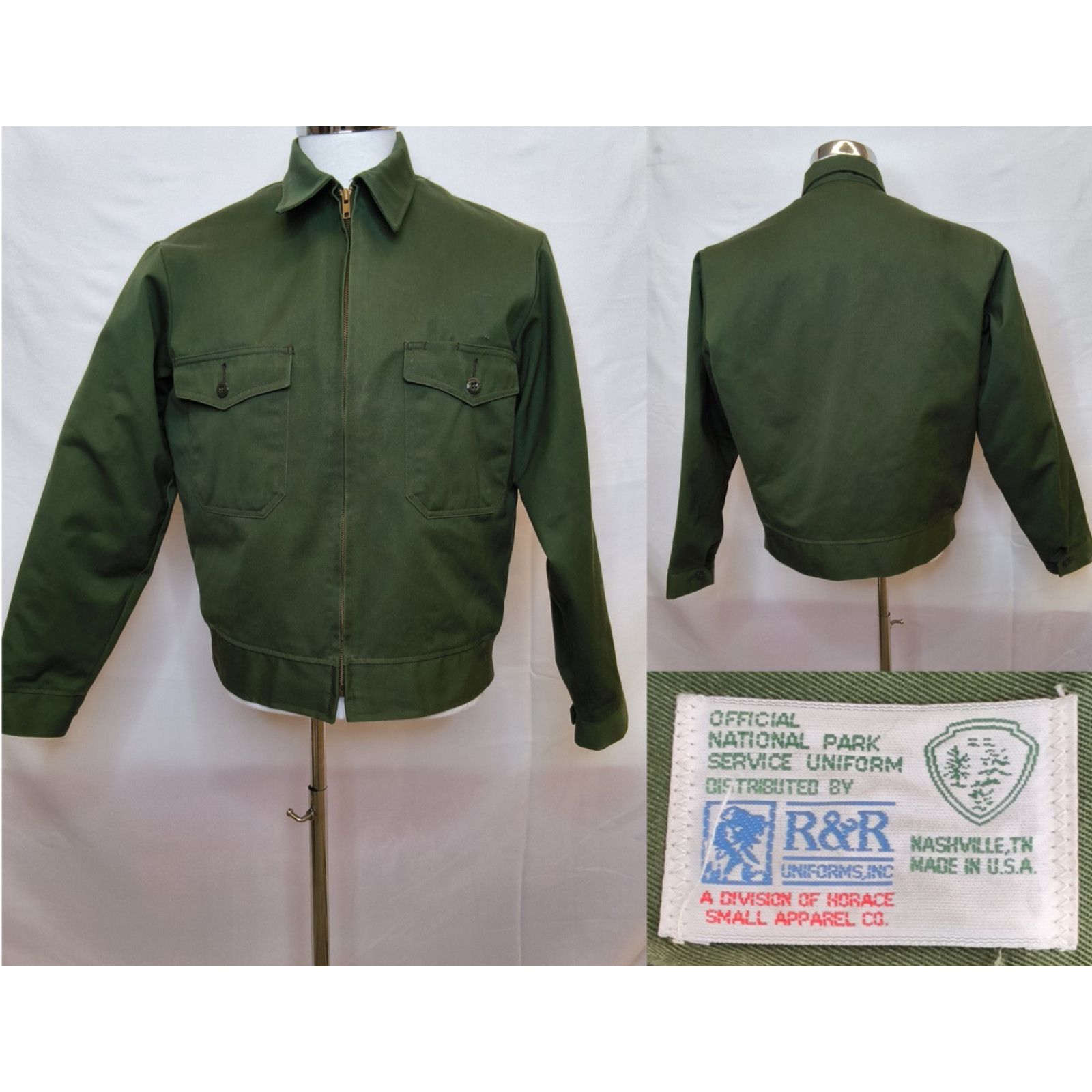Other National Park Service Uniform R&R Uniform Men's ML Green VTG Size US L / EU 52-54 / 3 - 1 Thumbnail