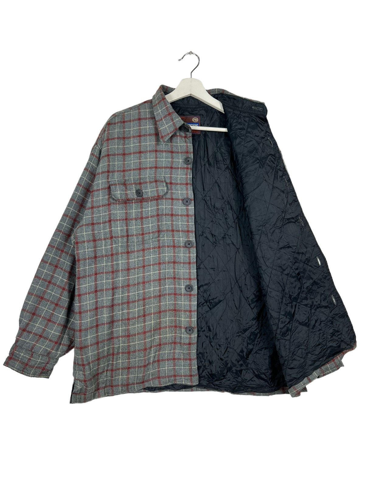 Japanese Brand 🔥 VINTAGE FORESTMESSE CHECK PLAID JACKET Size US L / EU 52-54 / 3 - 9 Thumbnail