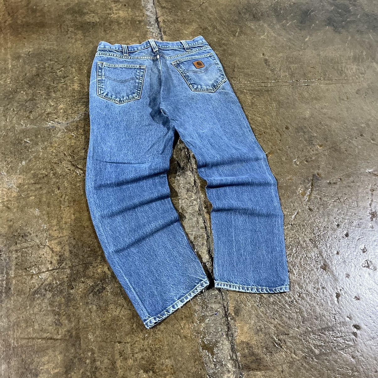 Carhartt × Vintage Crazy Vintage Y2K Carhartt Jeans Workwear Skater Essential Size US 32 / EU 48 - 3 Thumbnail