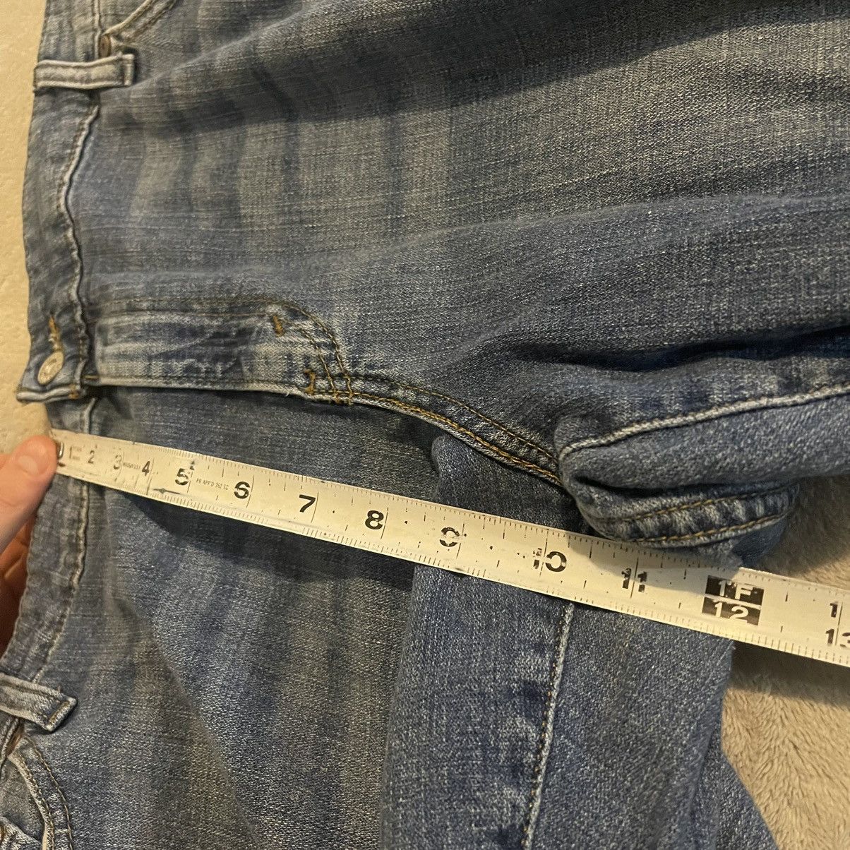 Levi's Vintage Y2K Levis 590 Bootcut Jeans Womens 20W S Blue Denim Size 41" - 6 Thumbnail