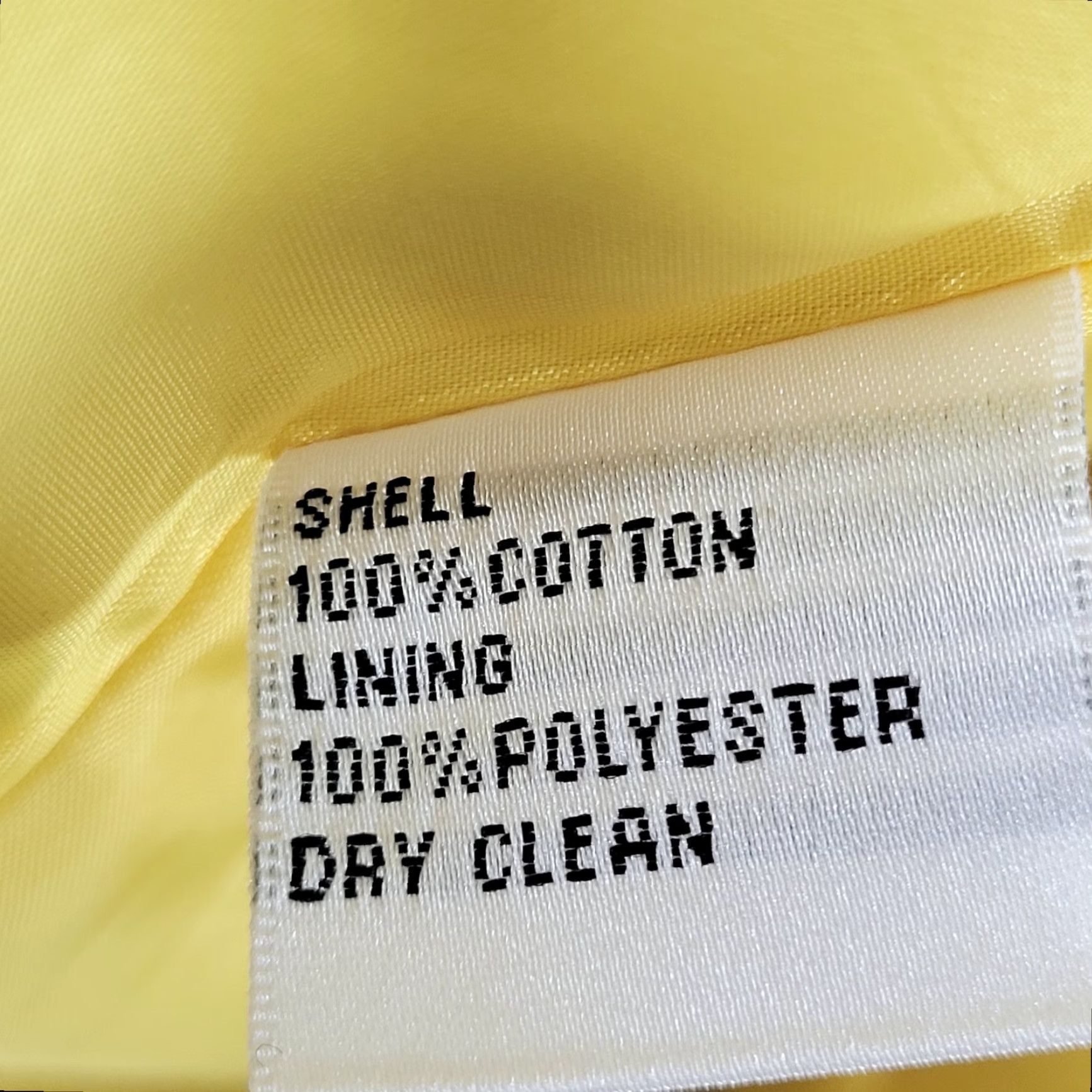 Talbots Talbots Jacket Size 14 Yellow 100% Cotton Buttoned Lined Pockets Pleated Back Size XL / US 12-14 / IT 48-50 - 4 Thumbnail