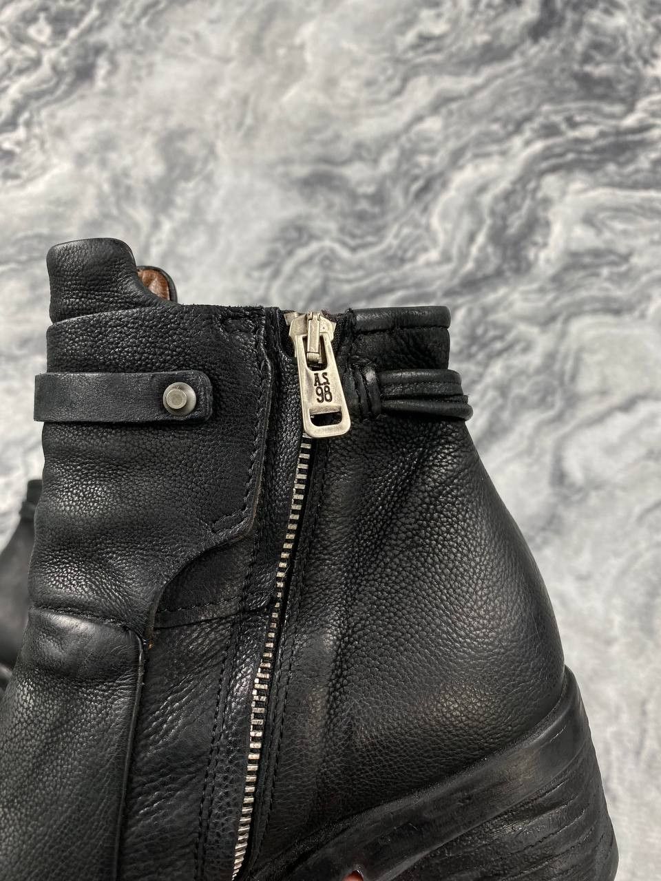 A.S.98 A.S.98 Airstep Leather Boots With Heels Women Size 39 Black Size US 9 / IT 39 - 11 Thumbnail