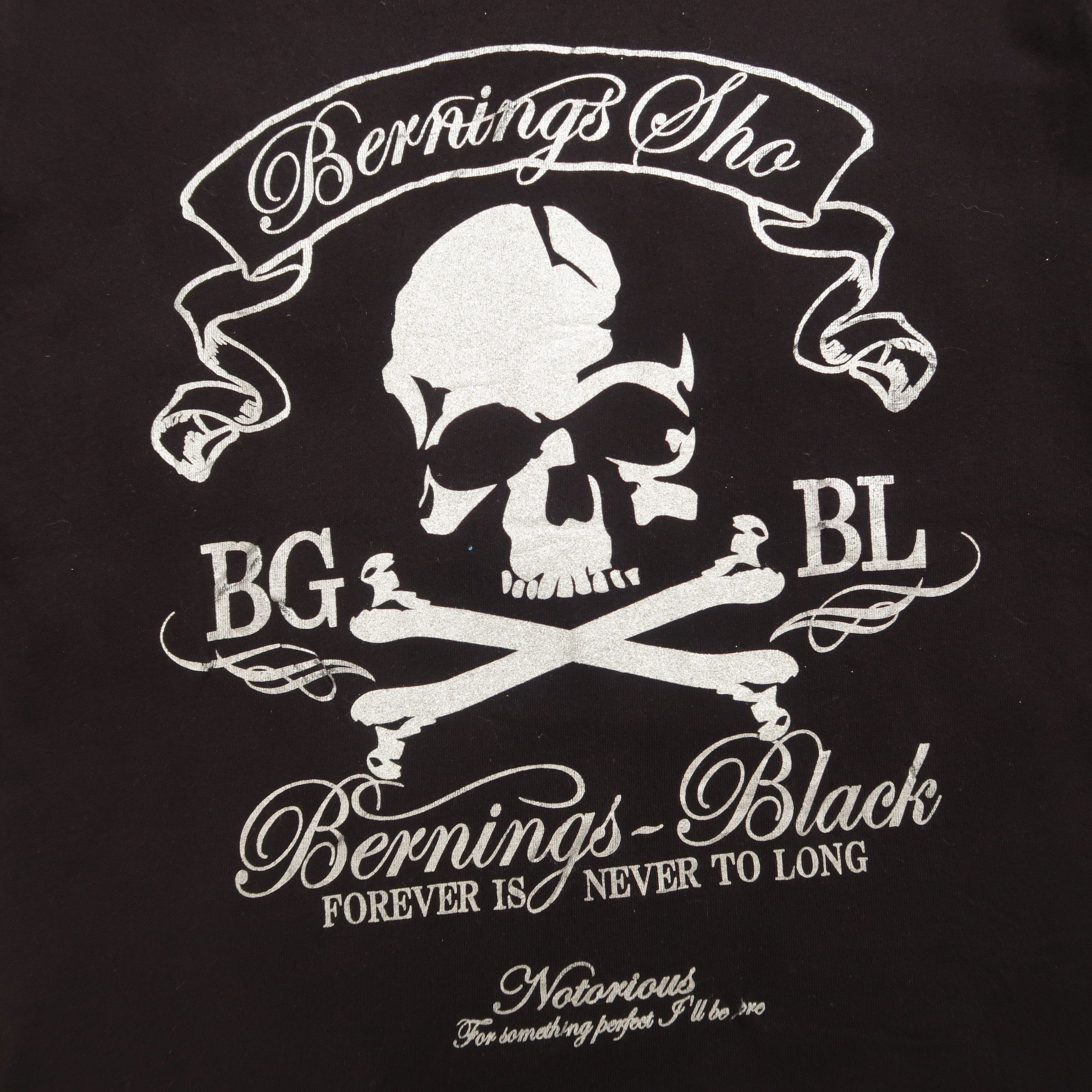 Japanese Brand 1990s Vkei Style Berning Sho Poem Skull Y2K Size US M / EU 48-50 / 2 - 5 Thumbnail