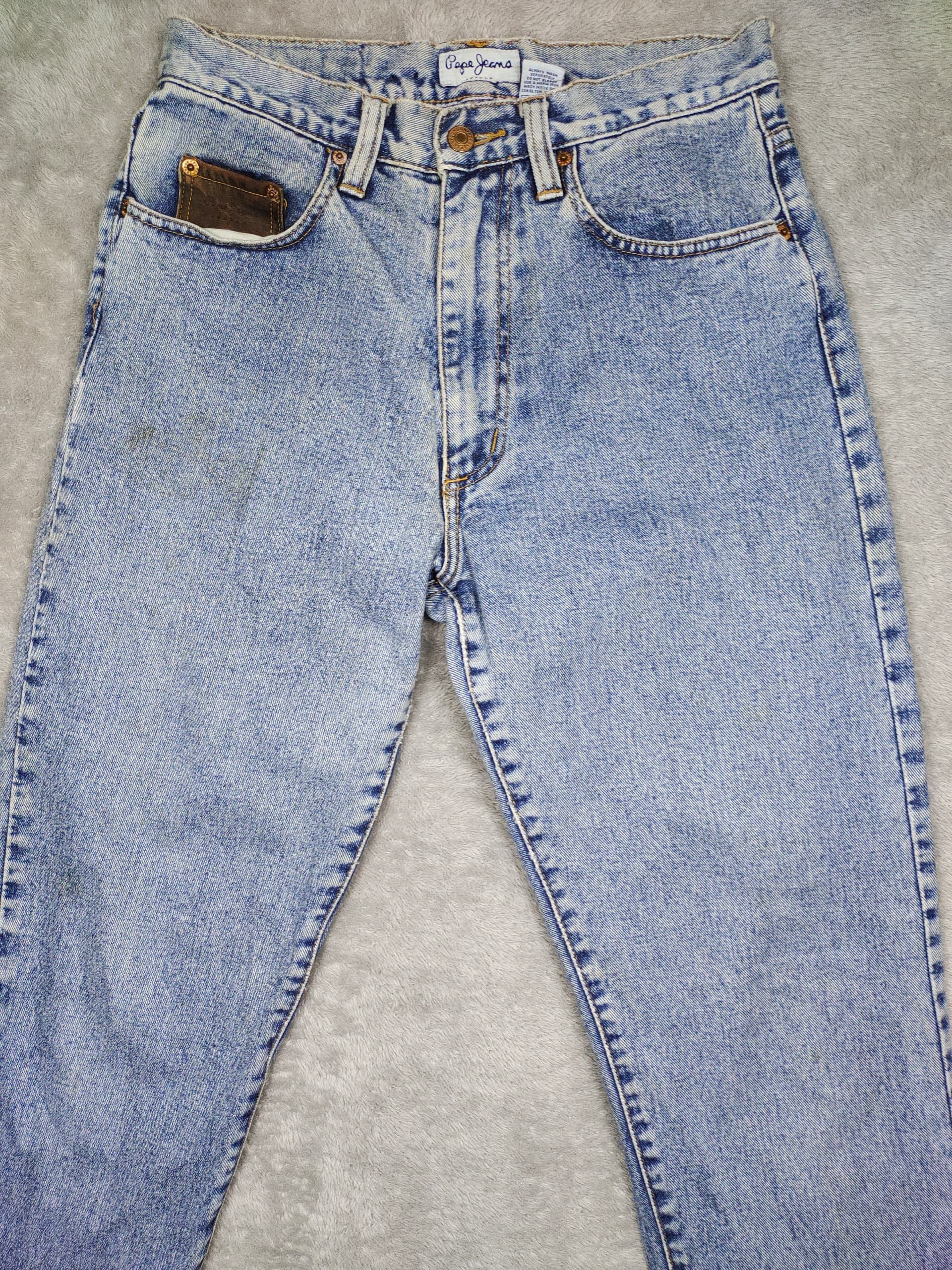 Pepe Jeans VINTAGE DISTRESSED PEPE JEANS LONDON BLUE DENIM JEANS Size US 30 / EU 46 - 3 Thumbnail