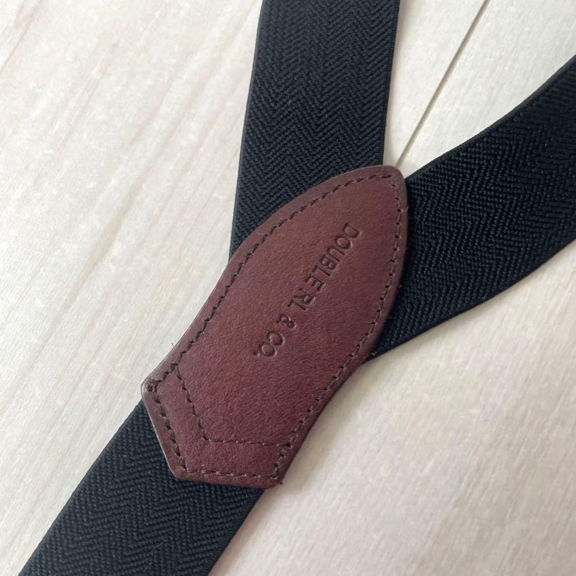 Ralph Lauren RRL Ralph Lauren Leather Suspender Men's Logo Casual Formal with Box Excellent Size ONE SIZE - 4 Thumbnail