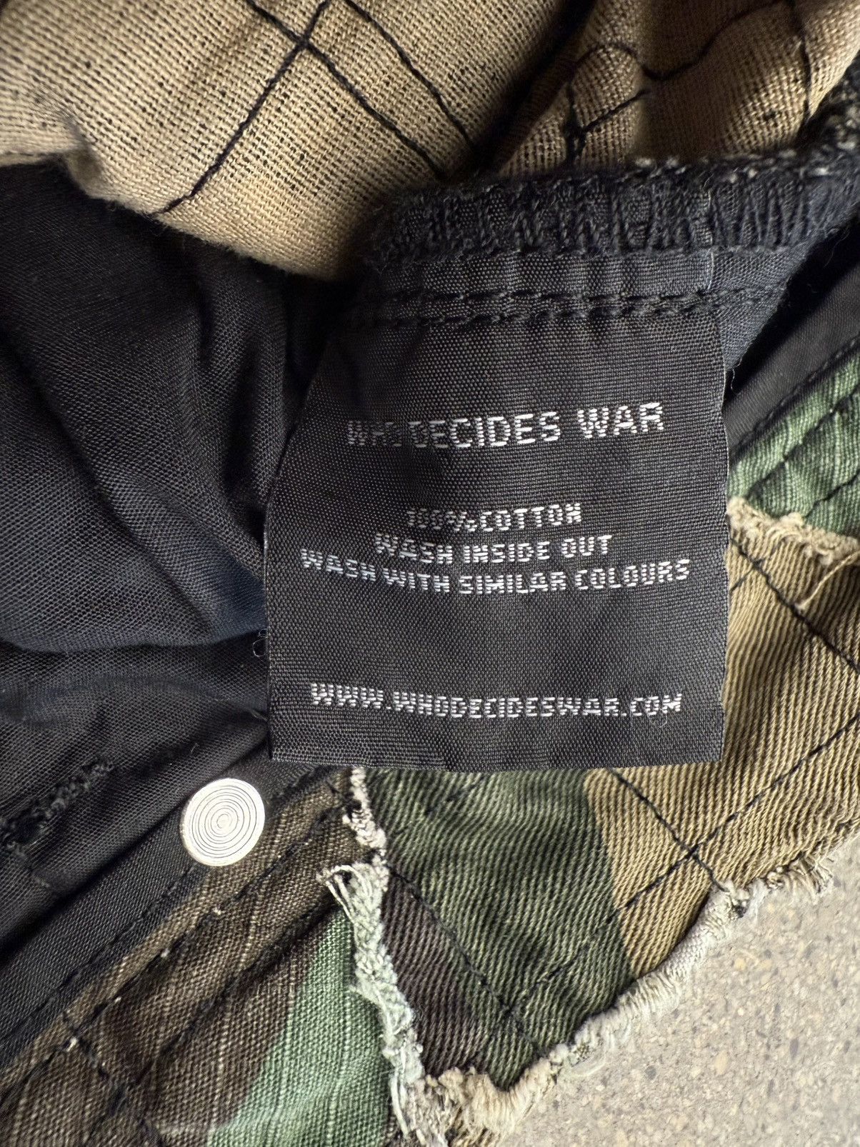 Who Decides War Who Decides War Washed Camo Cargo Pant Size US 36 / EU 52 - 4 Thumbnail