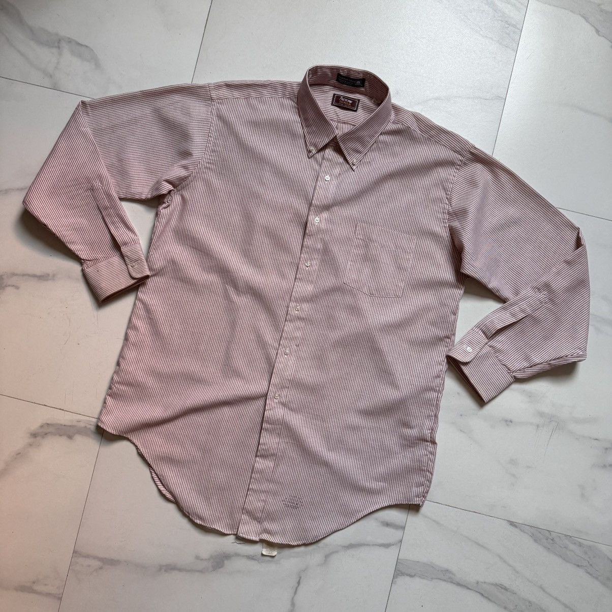 Arrow × Vintage Vintage Arrow Dover Striped Shirt Size US L / EU 52-54 / 3 - 3 Thumbnail