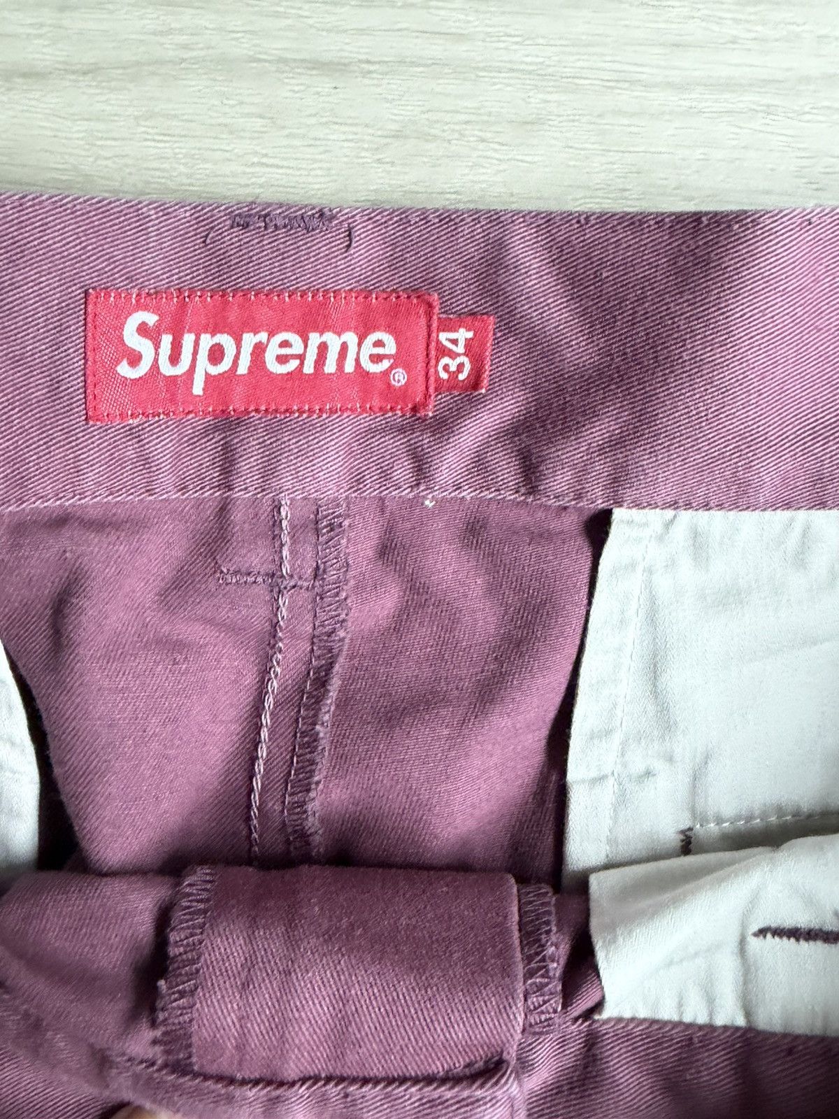 Supreme Supreme mauve pants Size US 34 / EU 50 - 4 Thumbnail