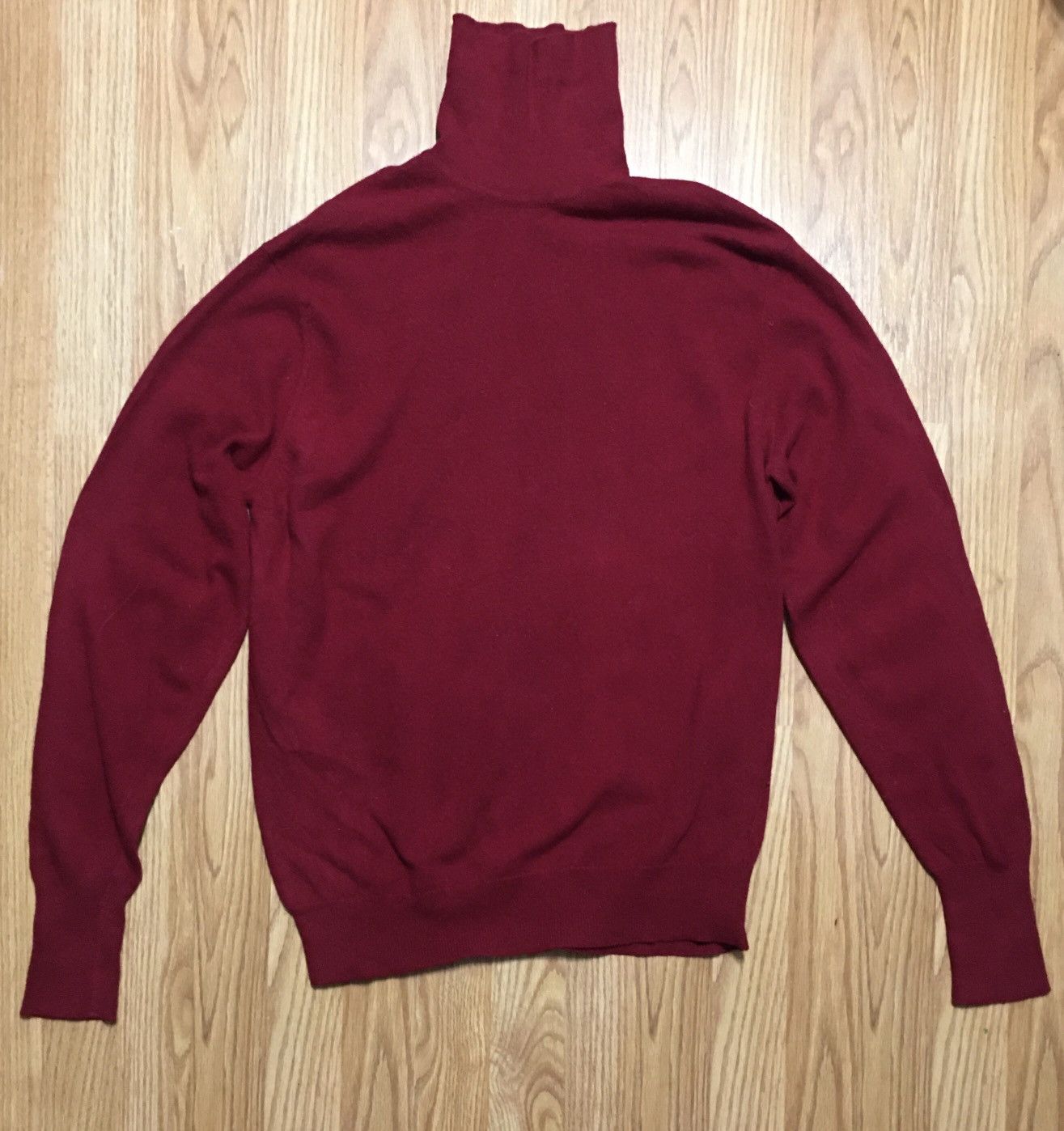 Drumohr Drumohr Cashmere Burgundy Turtleneck Mens Sweater Size L Size US L / EU 52-54 / 3 - 1 Thumbnail