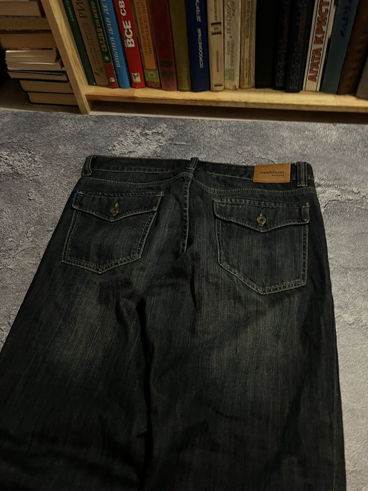 Japanese Brand Darkwear Hysteric Glamour Style Jeans / Avant Garde Drip 90s Size US 38 / EU 54 - 2 Thumbnail