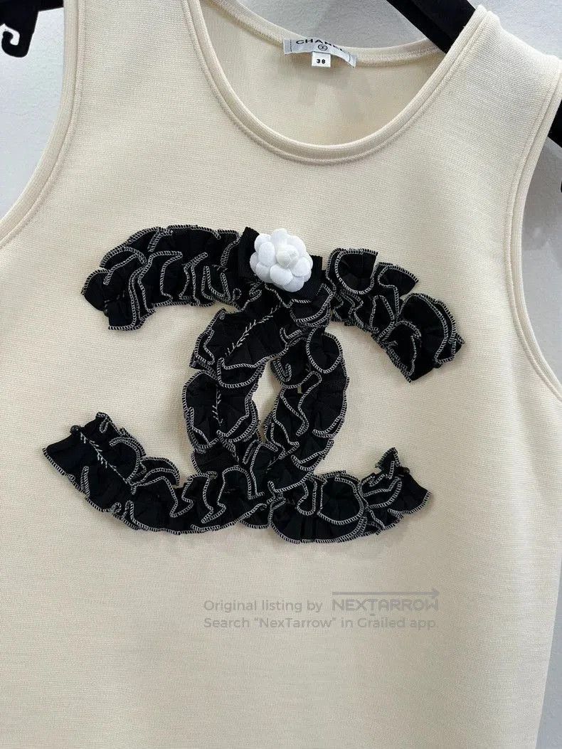 Chanel Chanel Rue Cambon Series Classic Camellia Embroidered Doubl Size XS / US 0-2 / IT 36-38 - 3 Thumbnail
