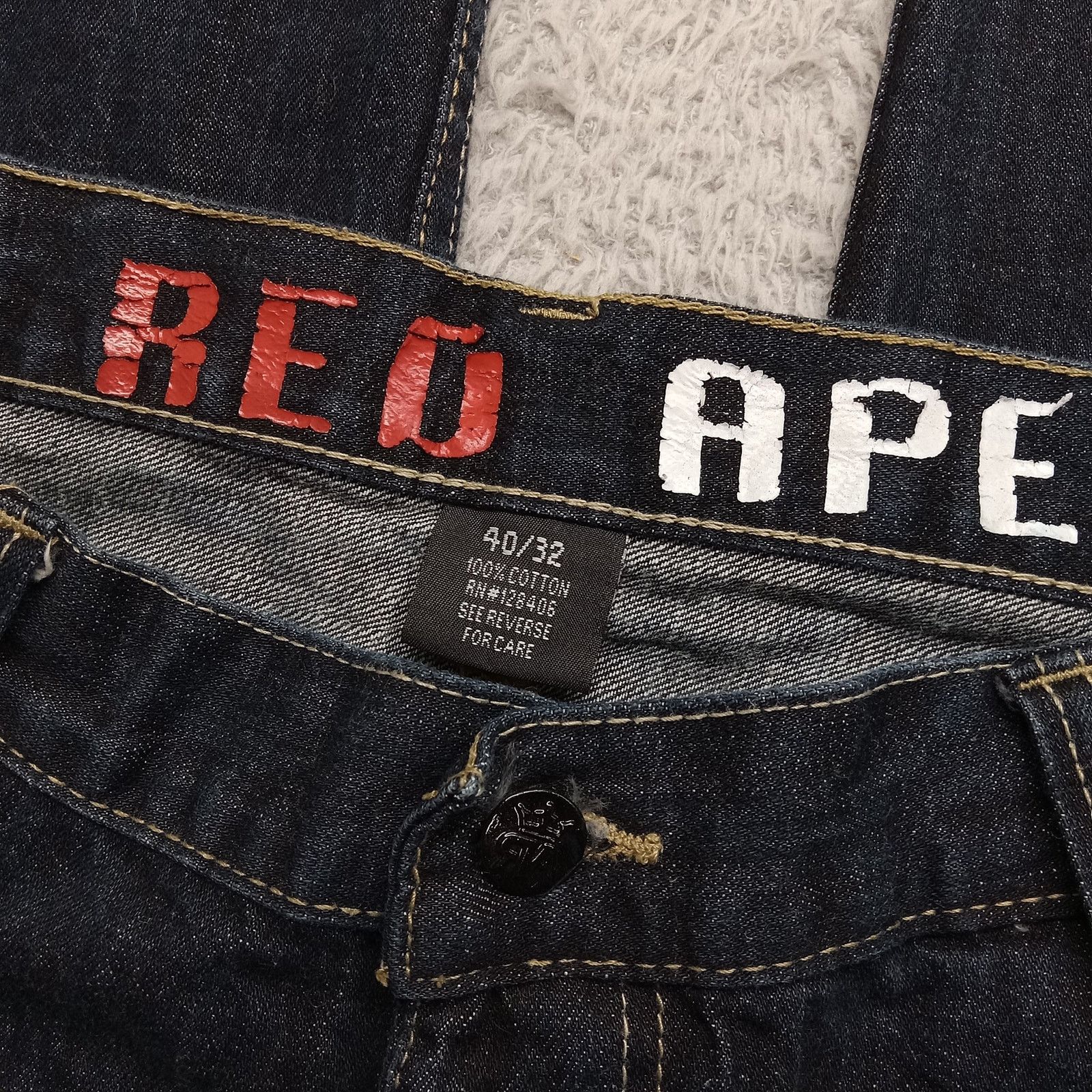 & Other Stories Red Ape Jeans 40 X 32 Men's Baggy Y2K Hip Hop Streetwear Size US 40 / EU 56 - 5 Thumbnail
