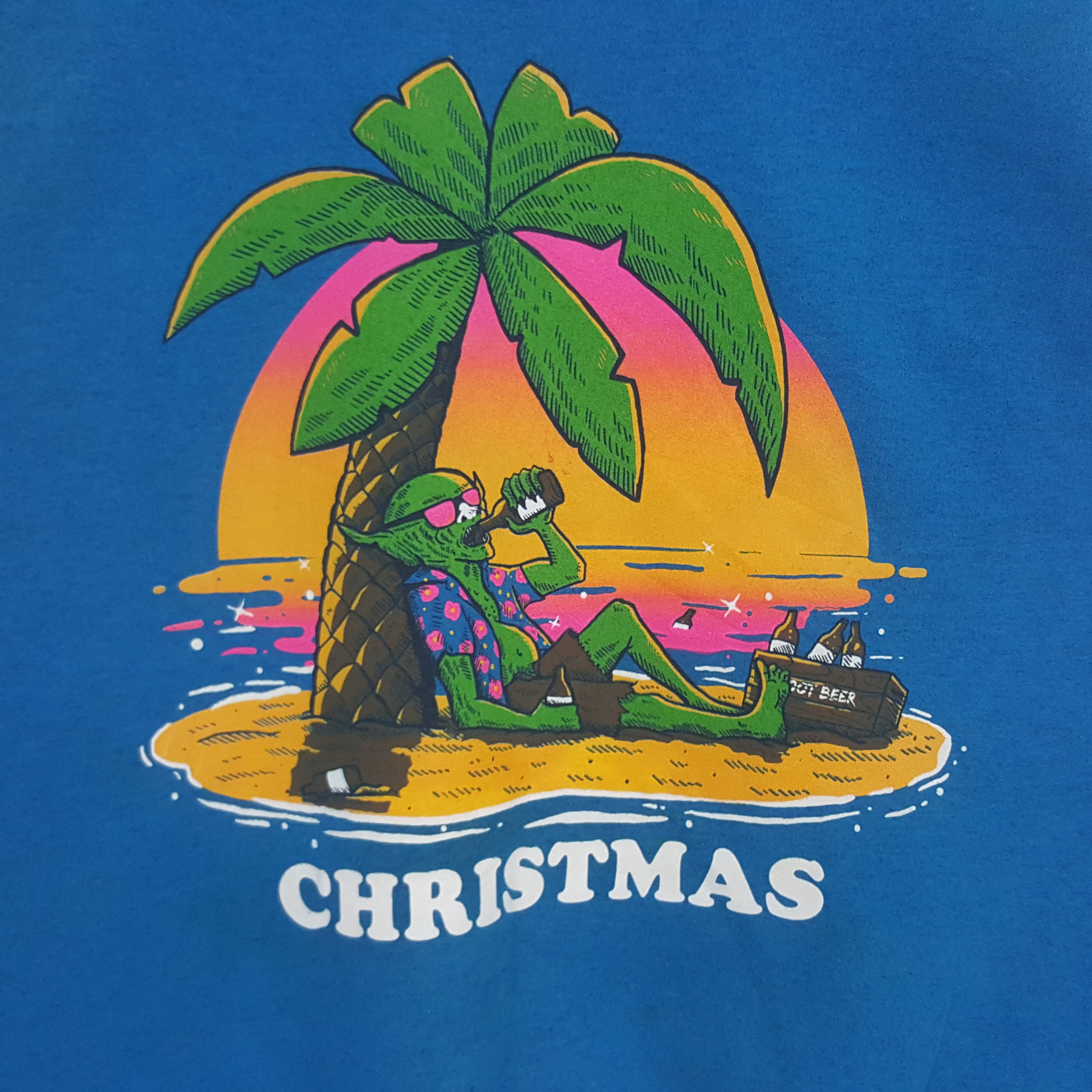 Japanese Brand × Vintage Vintage Christmas Gildan Heavy Blend Sweatshirt Size US M / EU 48-50 / 2 - 2 Thumbnail