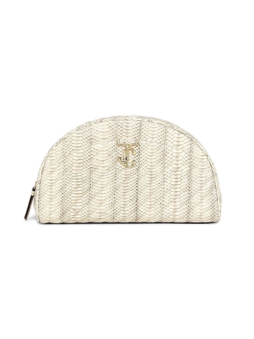 Jimmy Choo os11x0626 Size: OS / Curve Pouch in Light Beige Size ONE SIZE - 1 Thumbnail