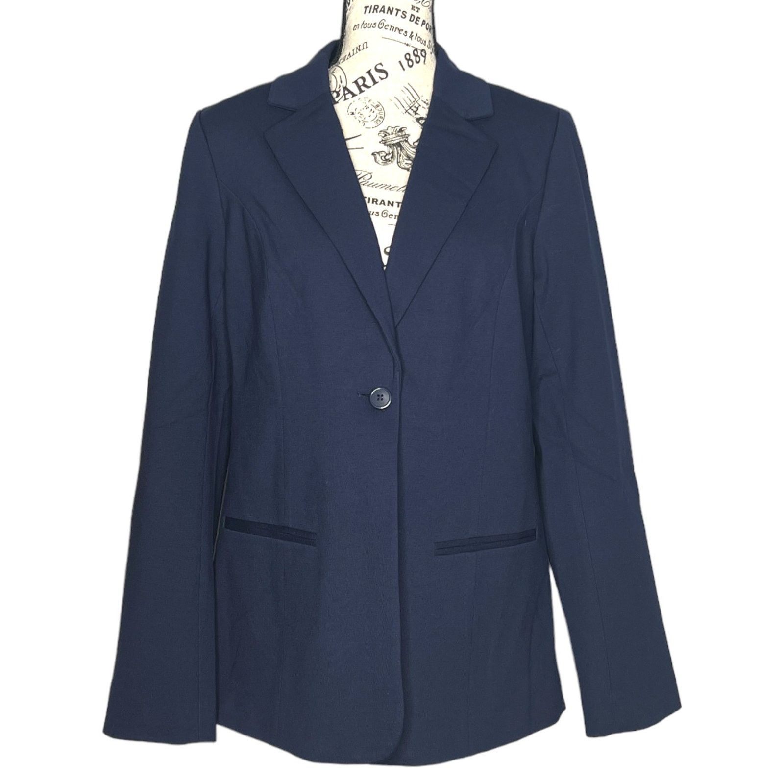 Other Lisa Long Line Ponte Blazer - Stitch Fix One Button Closure Size M / US 6-8 / IT 42-44 - 1 Thumbnail