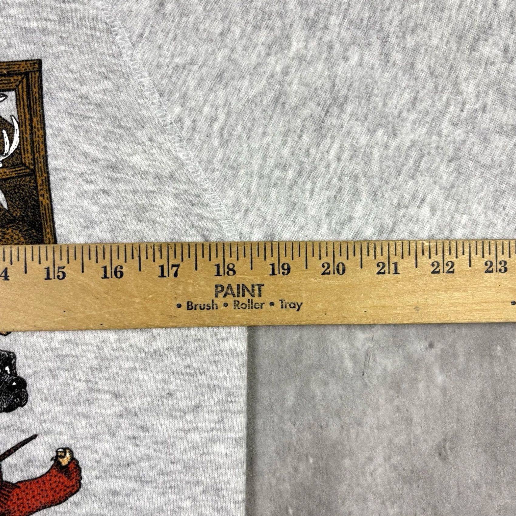 Hunter VINTAGE Hunters Never Die Sweatshirt Pullover Hunting Outdoors Funny Size M Gray Cotton Fleece Logo Graphic Print Men Sweatshirt Size US M / EU 48-50 / 2 - 3 Thumbnail