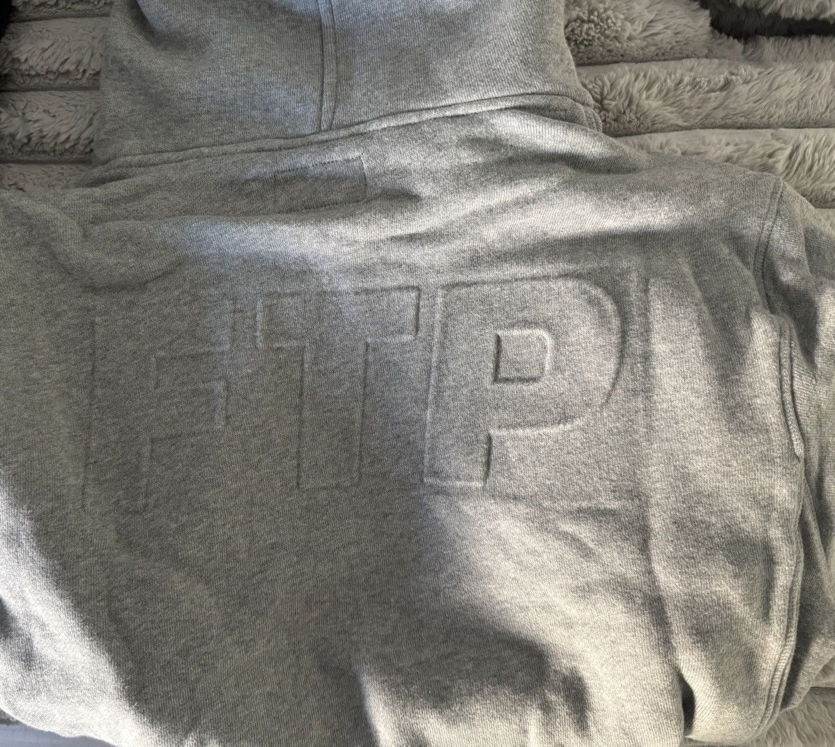 Fuck The Population FTP EMBOSSED LOGO PULLOVER heather GREY G59 suicideboy staff Size US M / EU 48-50 / 2 - 8 Thumbnail