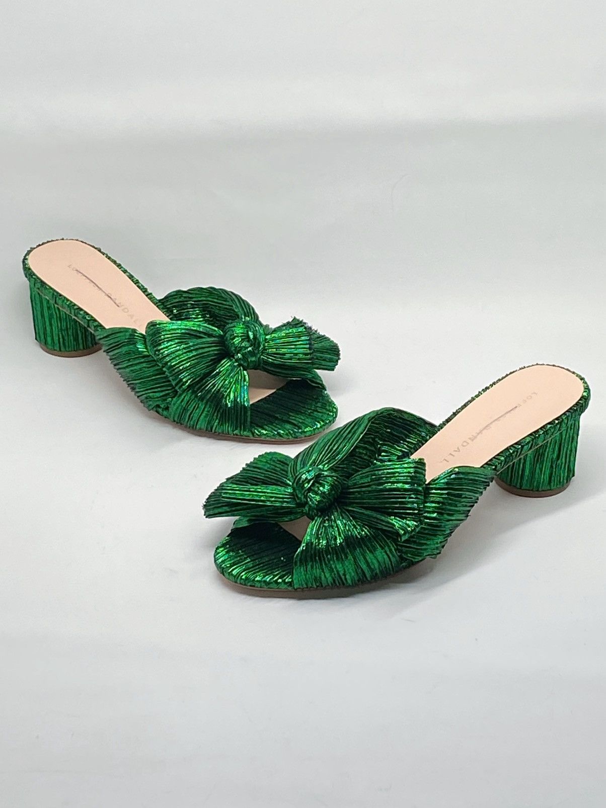 Loeffler Randall Loeffler Randall Emilia 50MM Pleated Knotted Mules size 5 Size US 5 / IT 35 - 10 Thumbnail