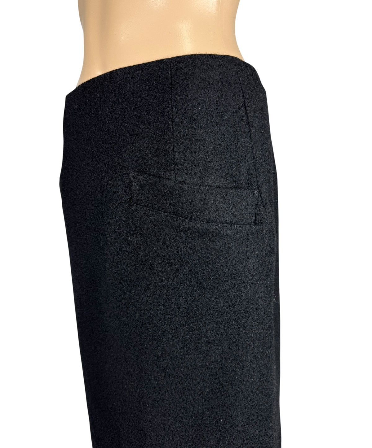 Yohji Yamamoto Yohji Yamamoto Wool Pencil Skirt Pocket size 1 Made In Japan Size 26" / US 2 / IT 38 - 5 Thumbnail