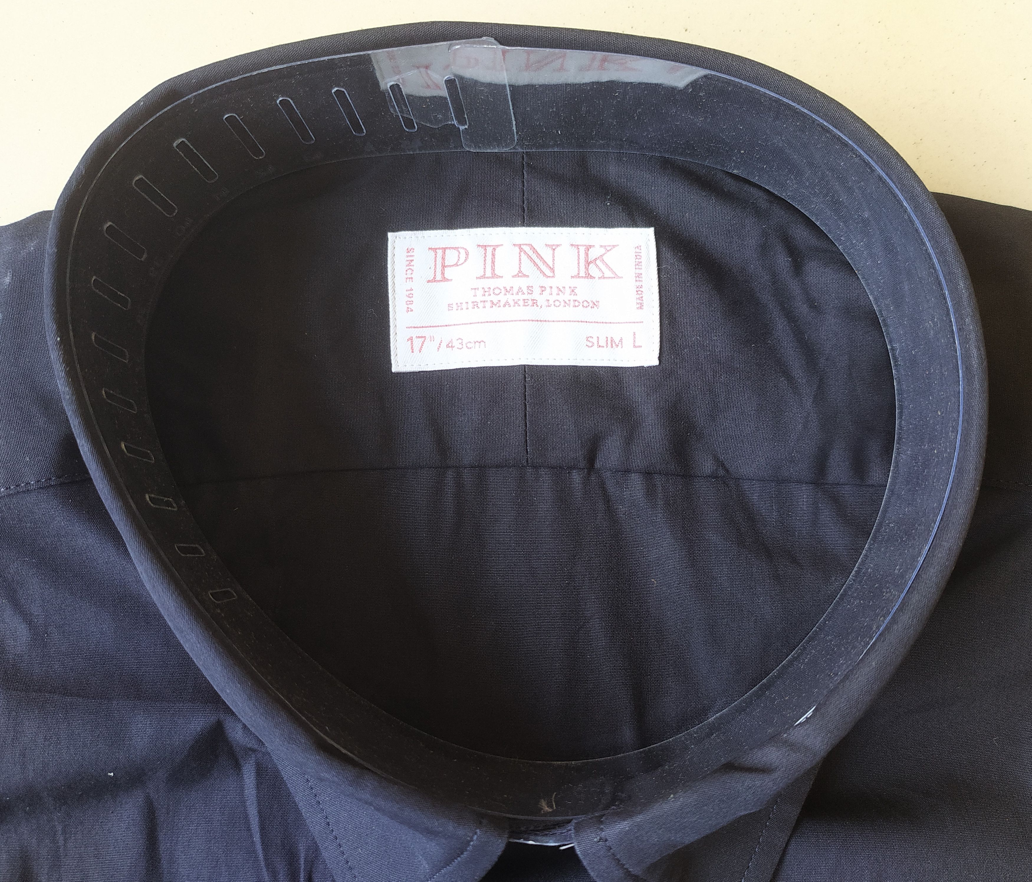 Thomas Pink Thomas Pink Formal Plain Shirt Free Worldwide Shipping T/96 Size US L / EU 52-54 / 3 - 4 Thumbnail