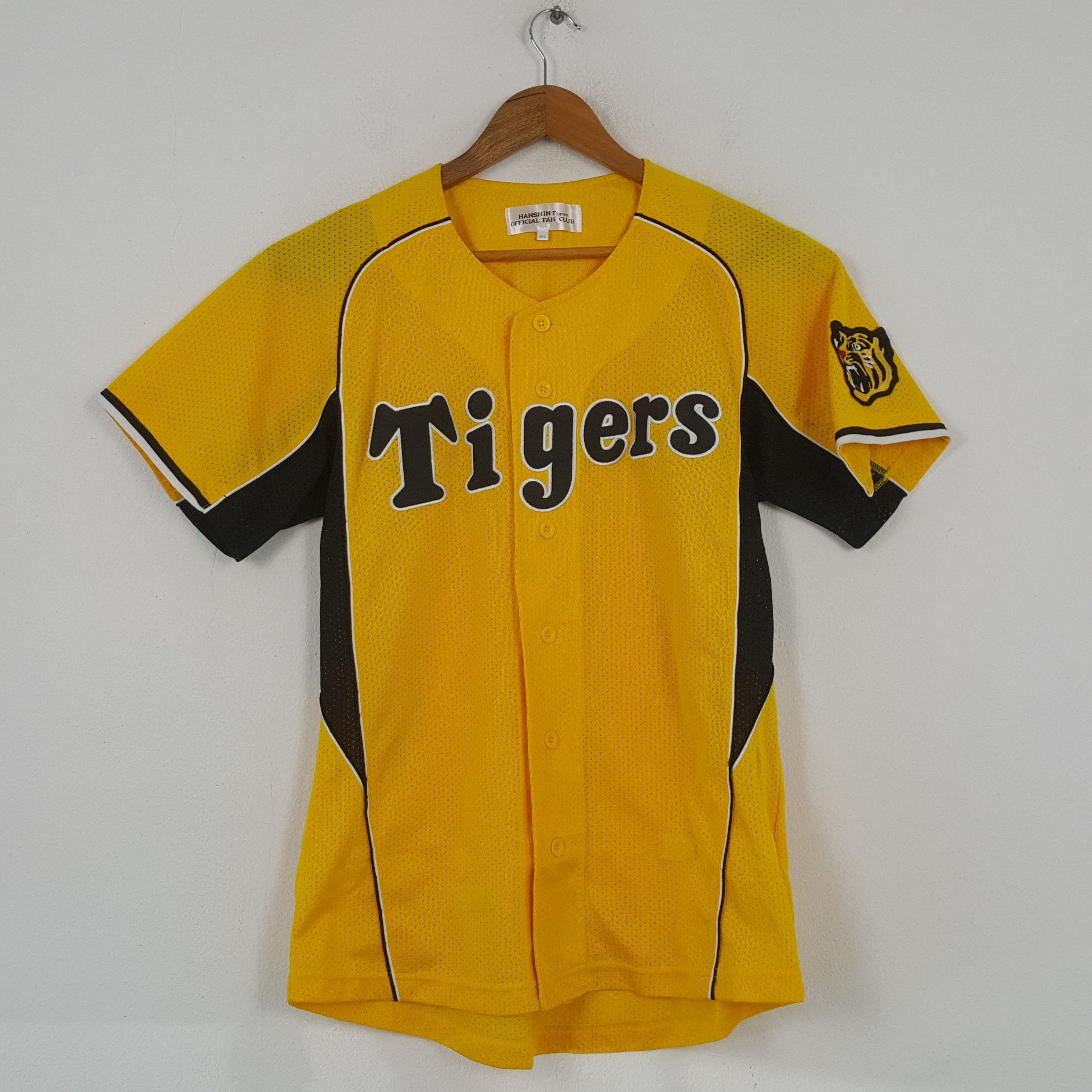 Designer × Japanese Brand × Vintage Vintage HANSHINT TIGERS Japan Baseball Team Jersey C294N28 Size US M / EU 48-50 / 2 - 1 Thumbnail