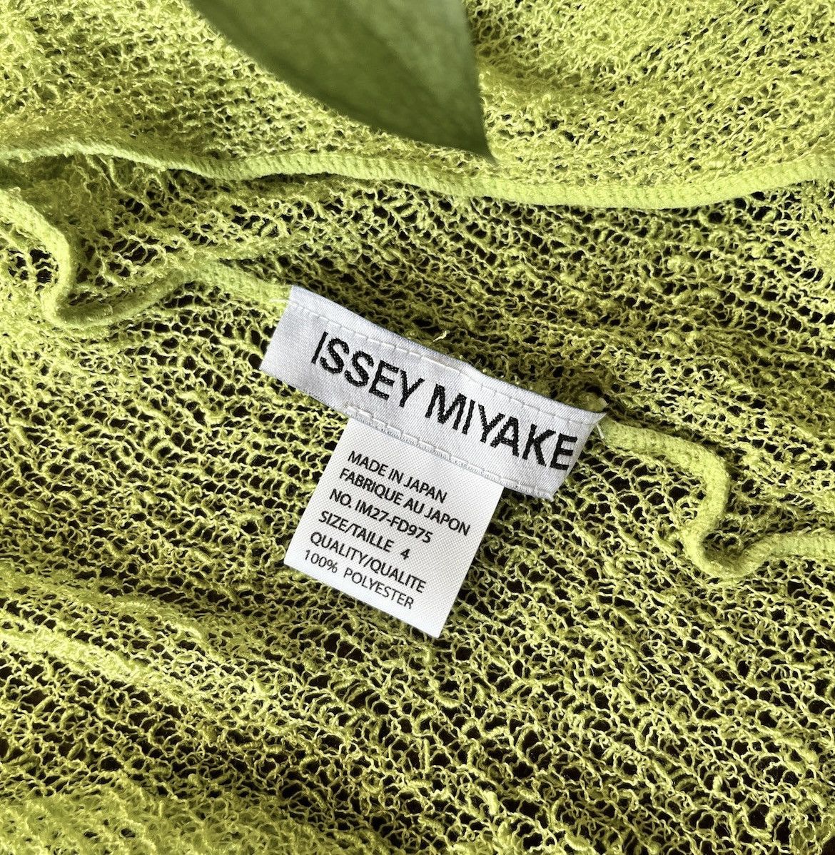 Hysteric Glamour × If Six Was Nine Vintage Japanese Issey Miyake style Mesh Cardigan Abstractio Size M / US 6-8 / IT 42-44 - 7 Thumbnail