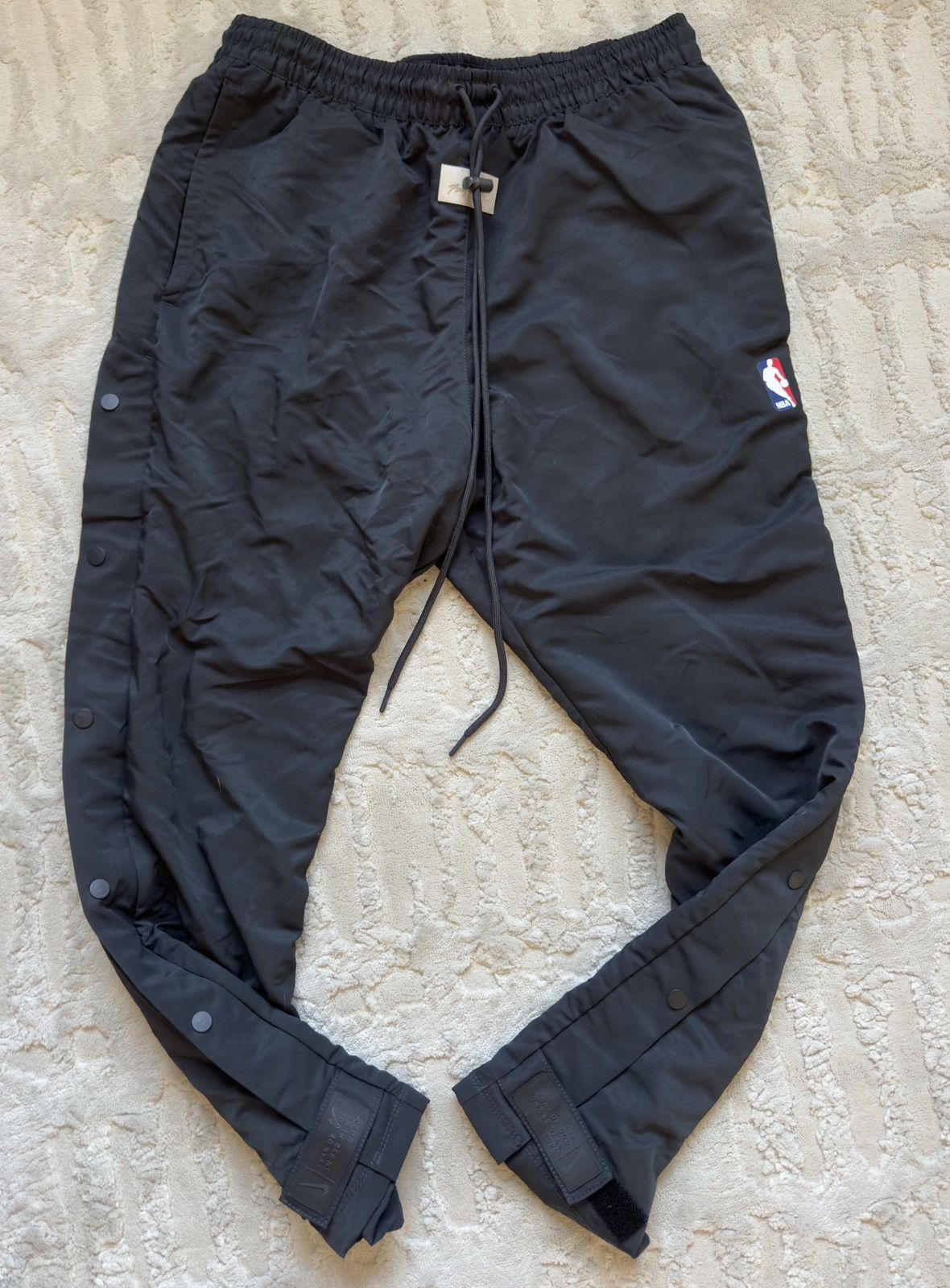 image of Fear Of God x Nike Black Warm Up Pants L, Men's (Size 36)