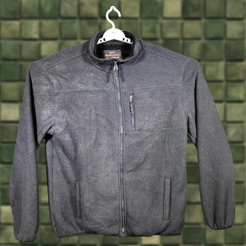 Weatherproof Weatherproof Vintage Jacket Mens L Gray Full Zip Outdoor Sherpa Lined Jacket Size US L / EU 52-54 / 3 - 1 Thumbnail