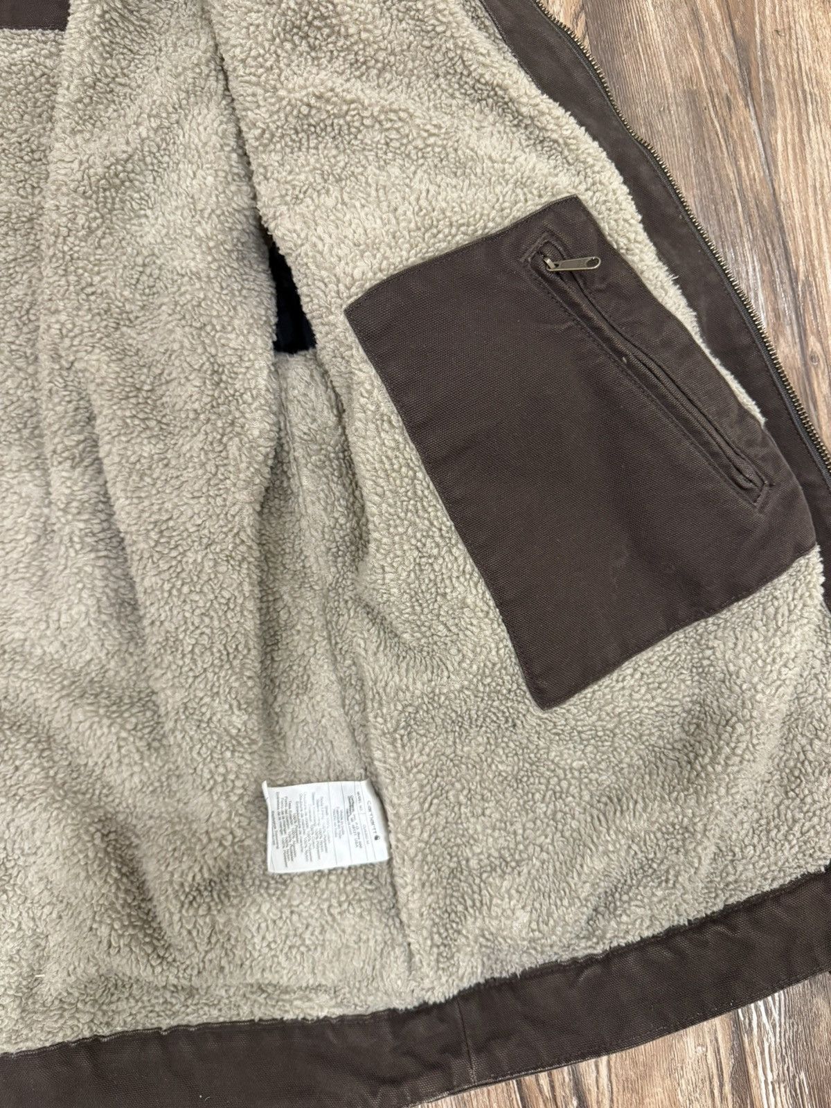 Carhartt Relaxed Fit Hooded Work Jacket Size US M / EU 48-50 / 2 - 3 Thumbnail