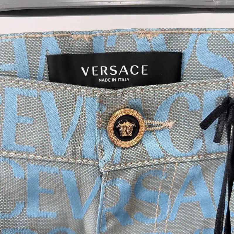 Versace Versace Light Blue Casual Pants for Men . Size US 32 / EU 48 - 3 Thumbnail