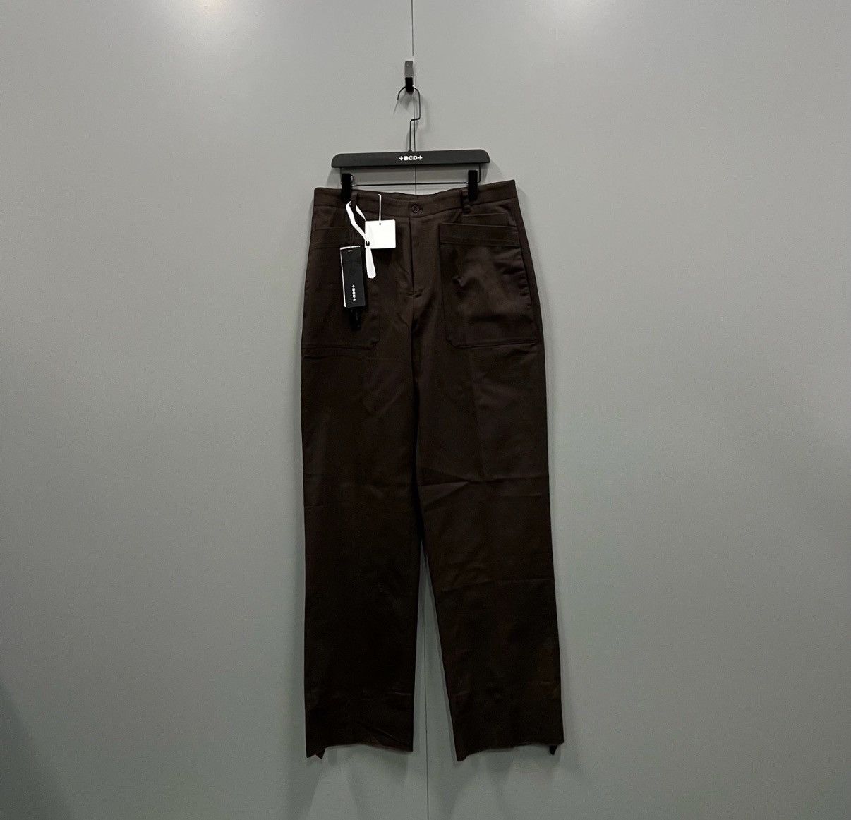 Hermes Hermès Dark Brown Straight-leg Trousers J41 Size 30" / US 8 / IT 44 - 1 Thumbnail