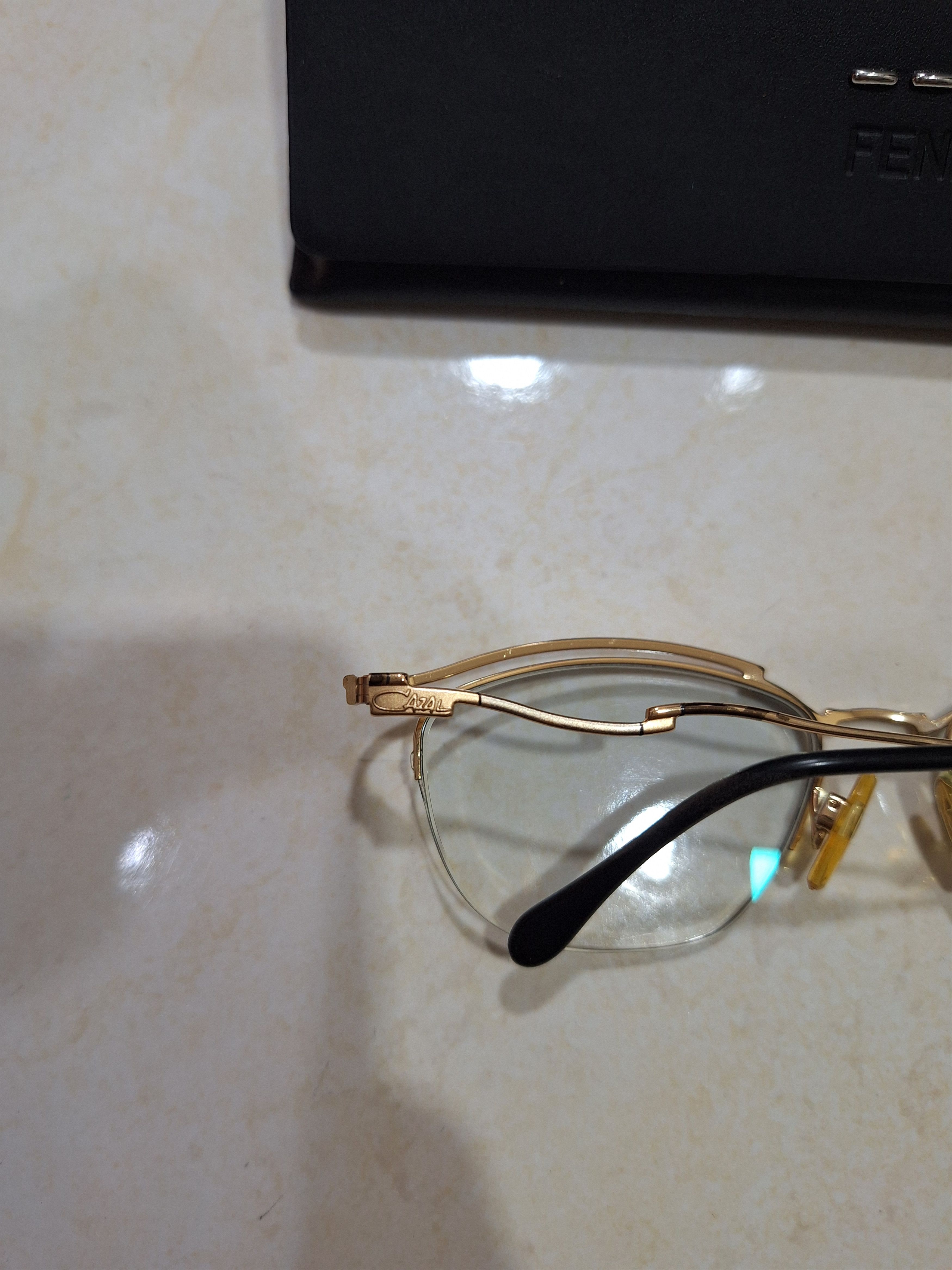 Cazal VINTAGE CAZAL RIMLESS MOD 114 COL 783 52 Size ONE SIZE - 3 Thumbnail