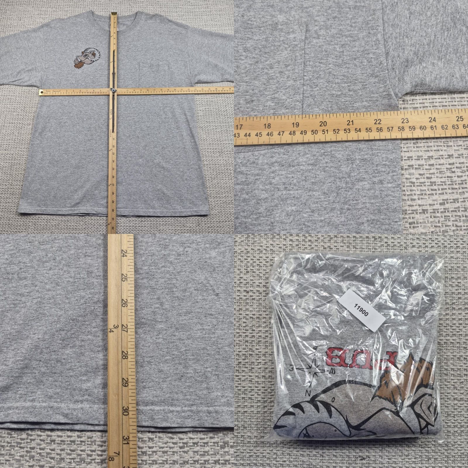 Gildan Napper Tandy Pub Shirt Mens XL Gray Gildan Pocket Bar Beer Graphic Tee Size US XL / EU 56 / 4 - 8 Thumbnail