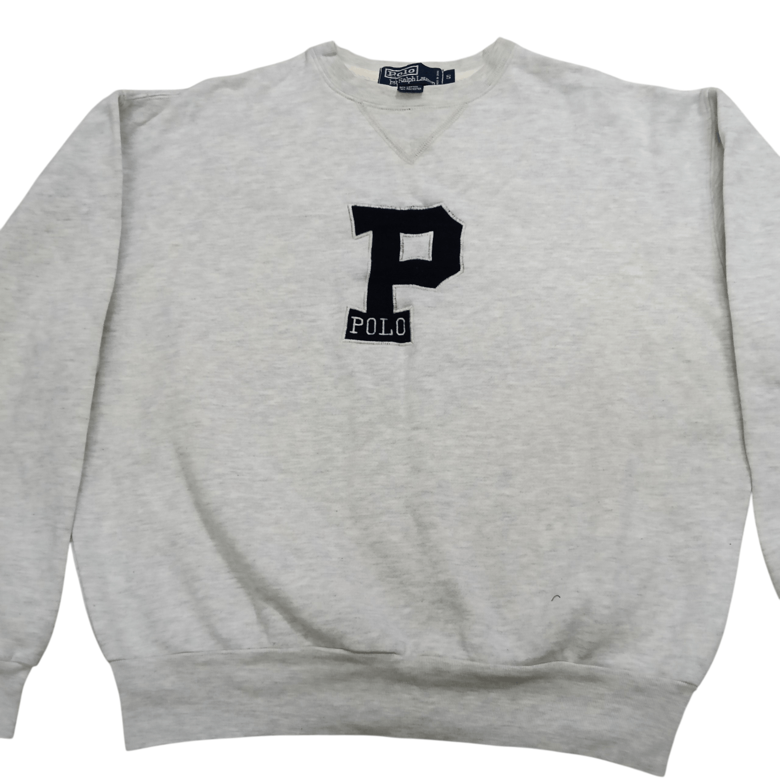Polo Ralph Lauren Vintage 90s Polo Ralph Lauren Big Logo Sweatshirt Size US L / EU 52-54 / 3 - 3 Thumbnail