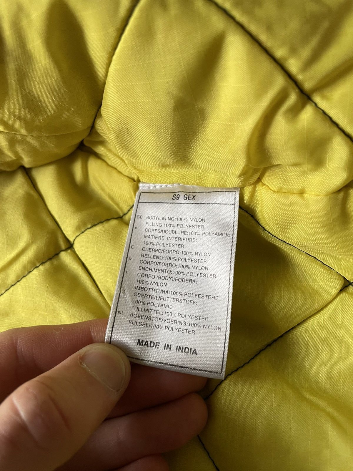 Nike Vintage 90s Nike Swoosh Logo Accent Quilted Coat Jacket Size US S / EU 44-46 / 1 - 14 Thumbnail