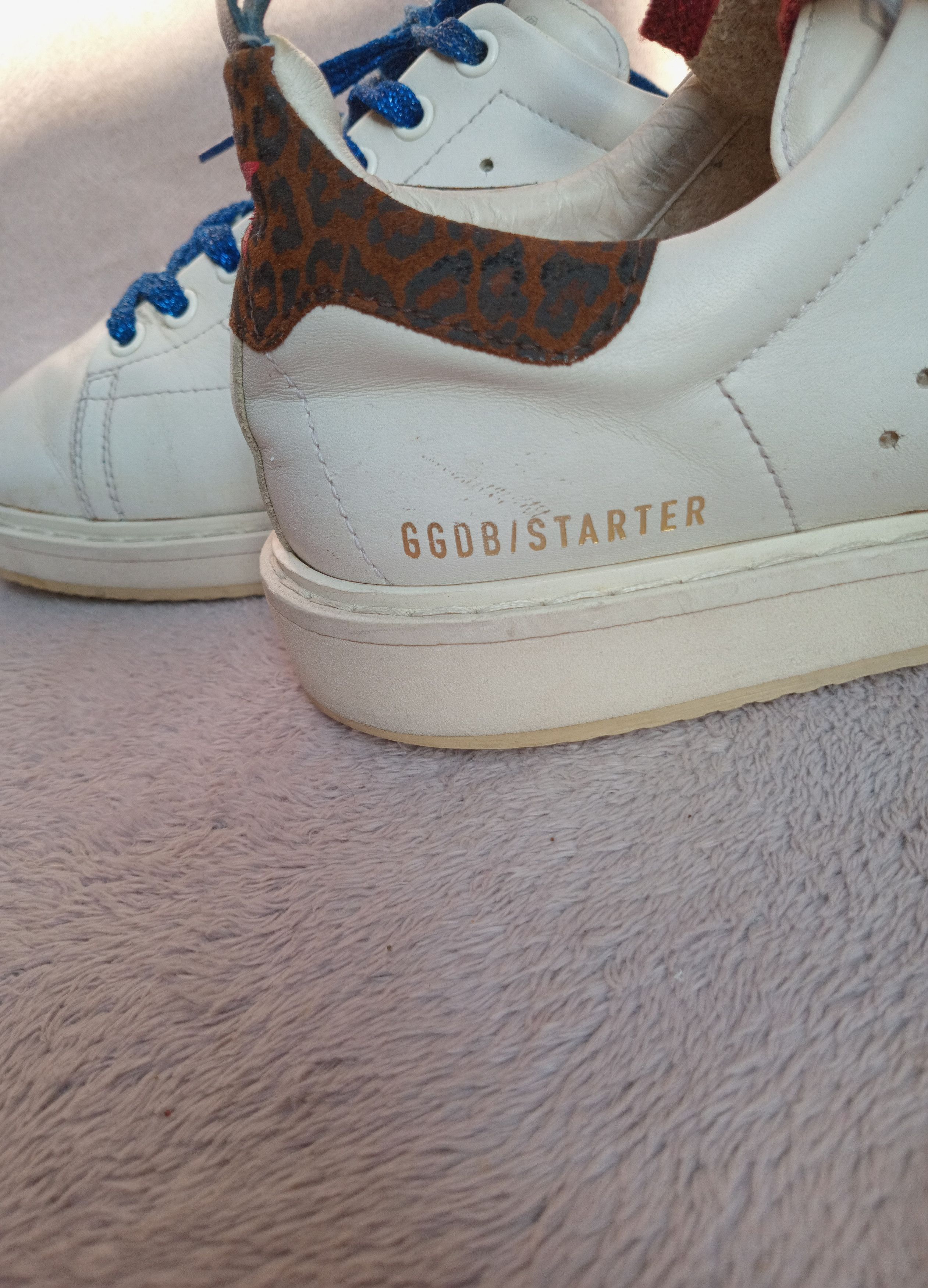 Golden Goose Golden Goose Sneakers STARTER VCE GGDB WHITE Leather low top Size US 9 / IT 39 - 4 Thumbnail