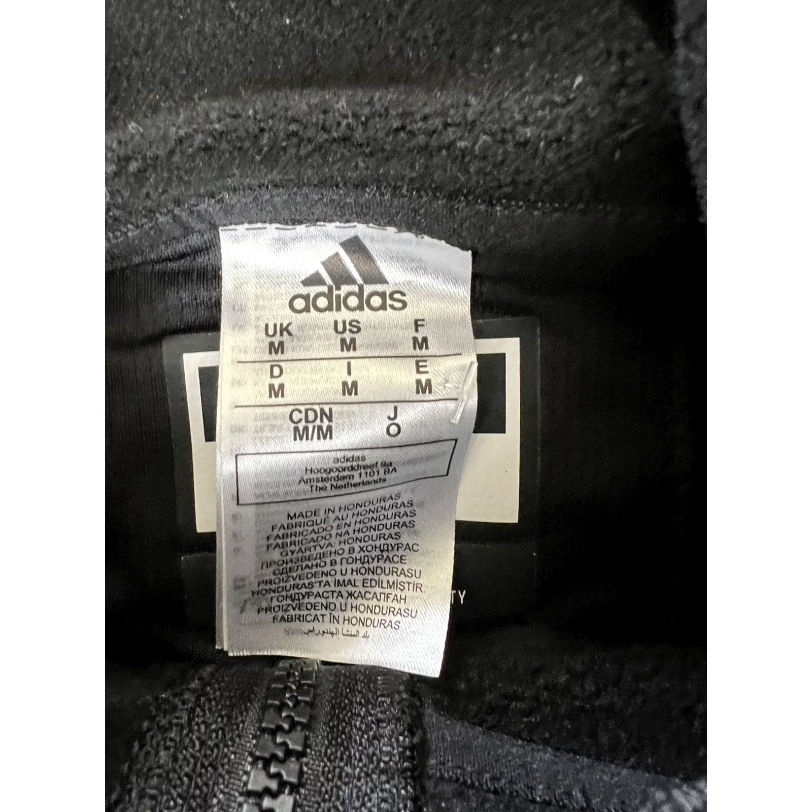 Adidas Adidas Hoodie Mens M Black Full Zip Fleece AEROREADY Logo Sweatshirt Size US M / EU 48-50 / 2 - 4 Thumbnail