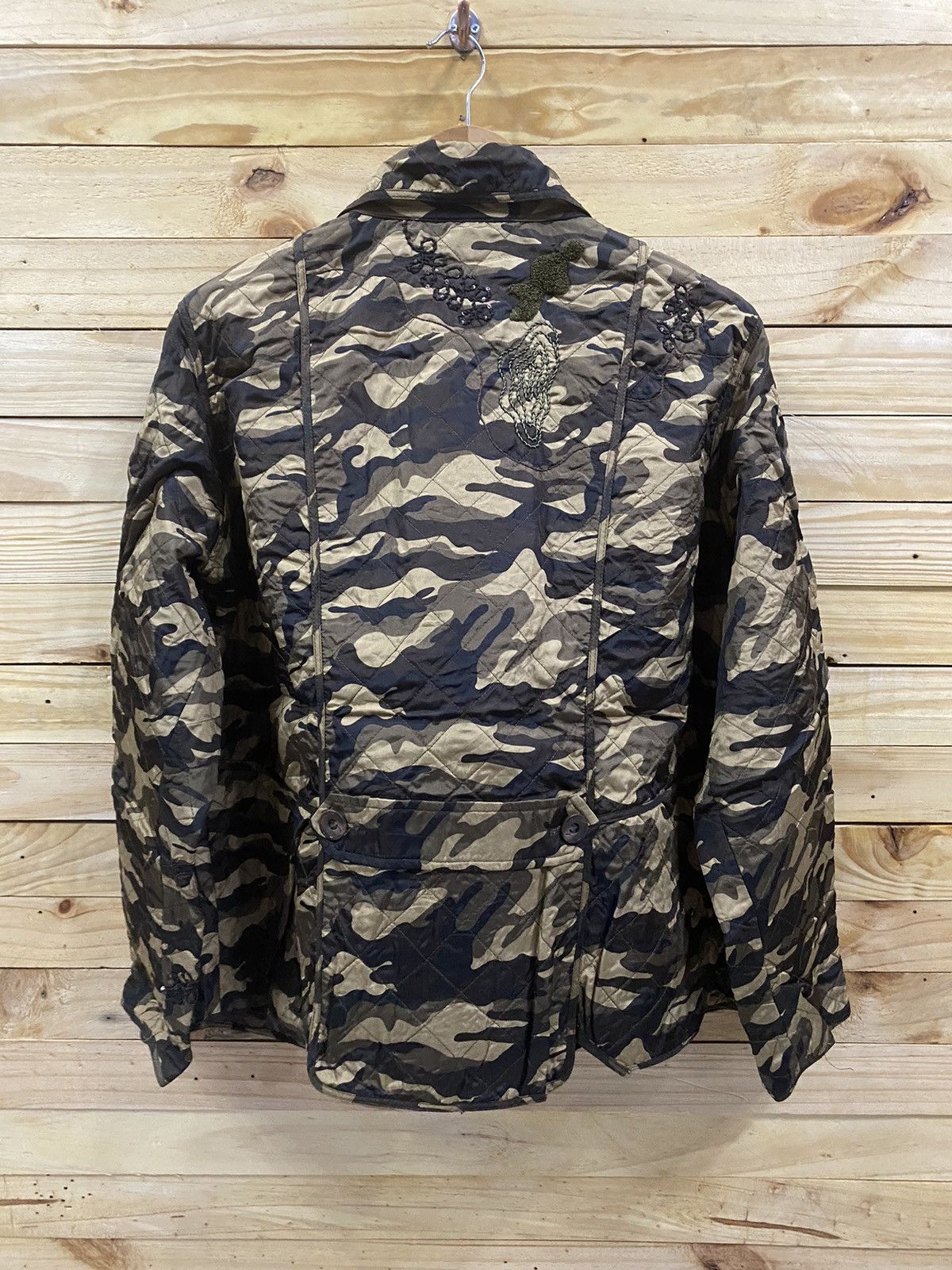 Japanese Brand Marina sports by marina rinaldi Camouflage jacket Size L / US 10 / IT 46 - 2 Thumbnail