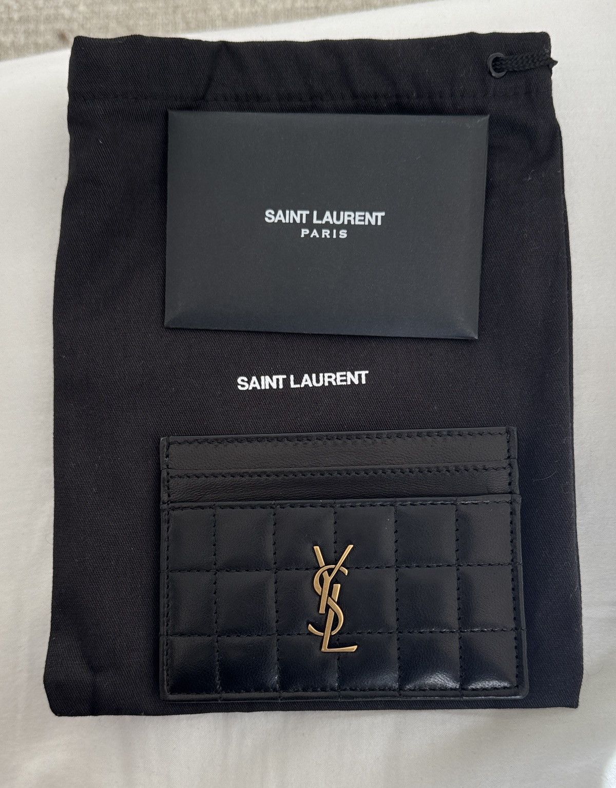 Yves Saint Laurent YSL Saint Laurent Cassandre Card Holder Size ONE SIZE - 4 Thumbnail