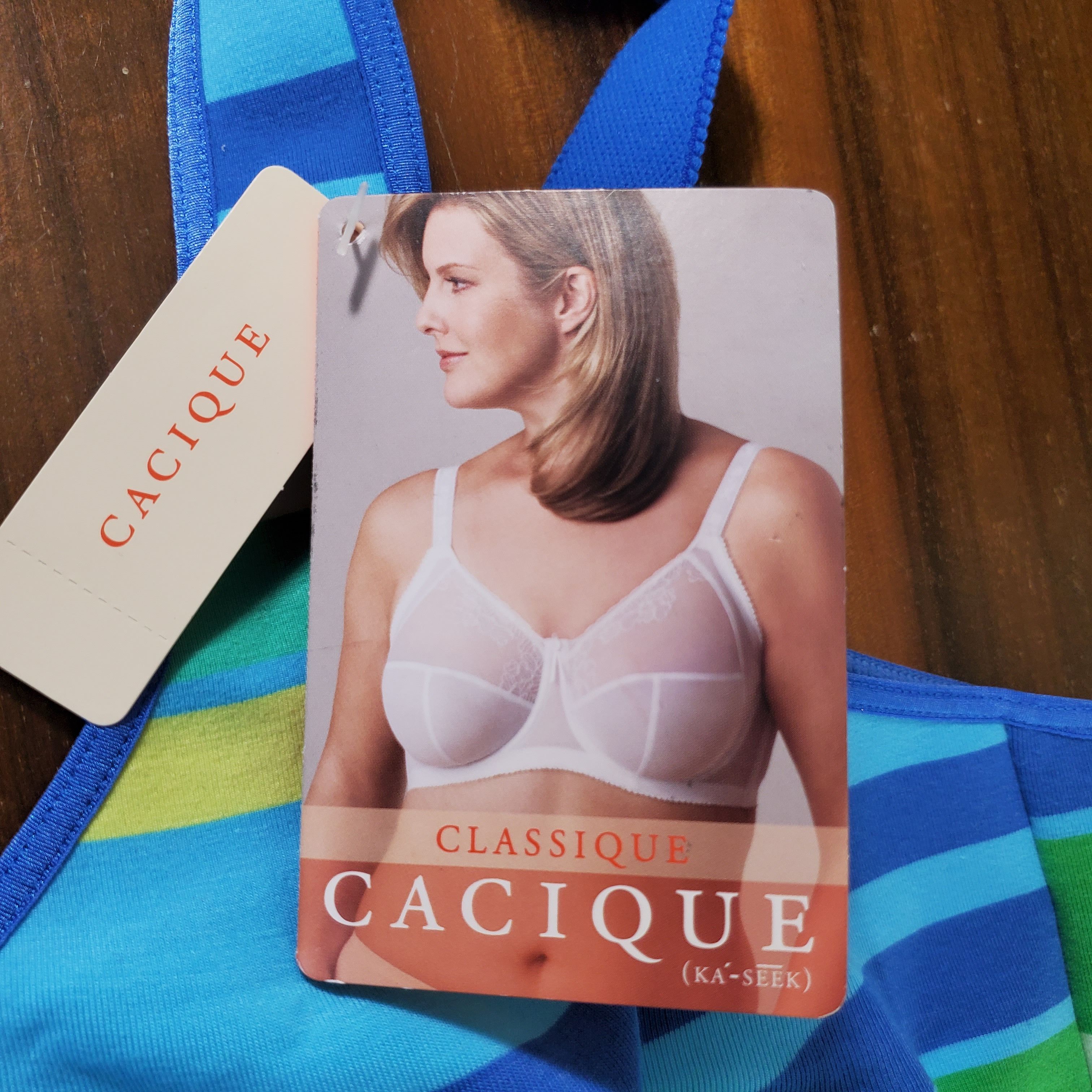 Other Cacique 42DDD NEW Bra Wire-free Sports Soft Comfort Support Size ONE SIZE - 6 Thumbnail