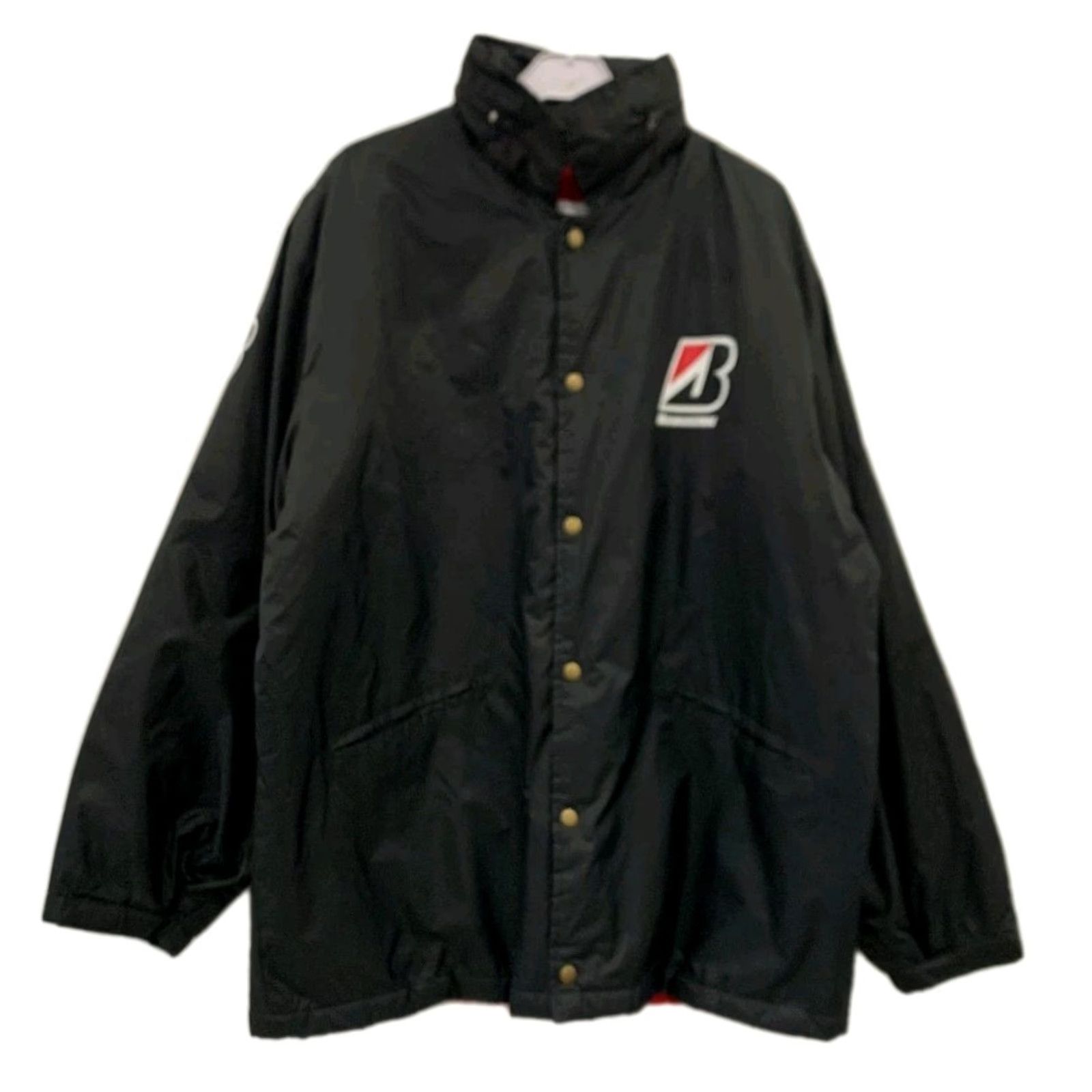 Vintage VINTAGE Bridgestone Racing Jacket Black Red Quilted Lined L Unisex Adults XS? No Size US L / EU 52-54 / 3 - 2 Thumbnail